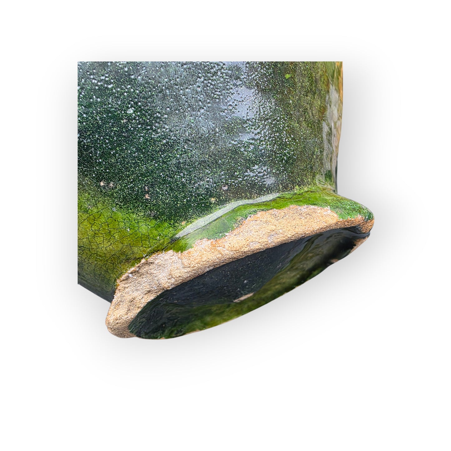 A Rare Survivor - A 16th‑Century Dutch Antique Lead‑Glazed Earthenware Chamber Pot or Piss Pot – Circa 1580