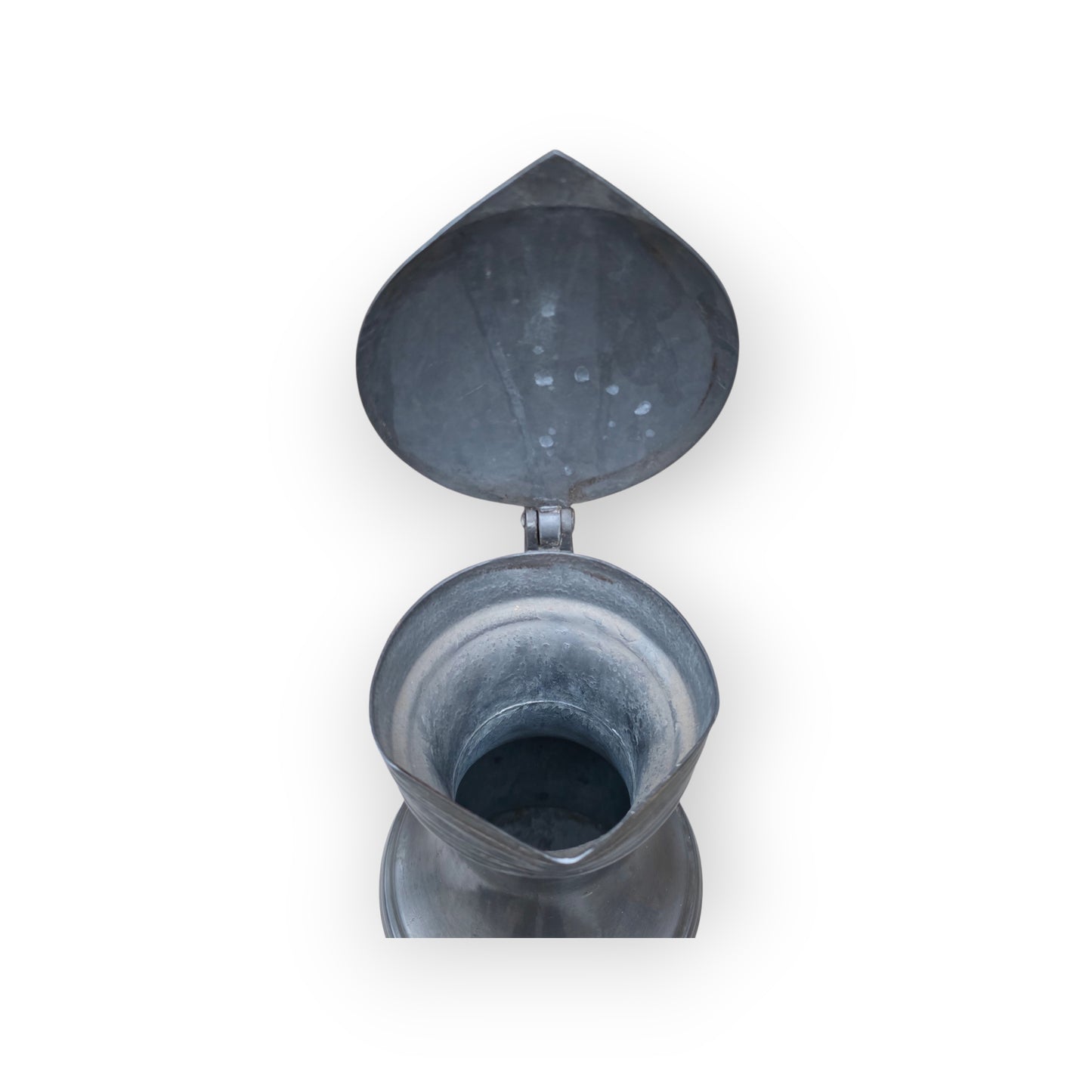 Very Large 18th‑Century Antique Pewter Tappit Hen – Scottish Tavern Measure - Attributed to Francis Brown of Edinburgh