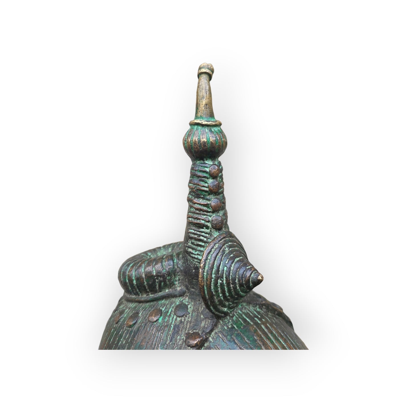 15th Century Style Antique Life-Size Bronze Head in the Ife Court Style, Nigeria, Africa