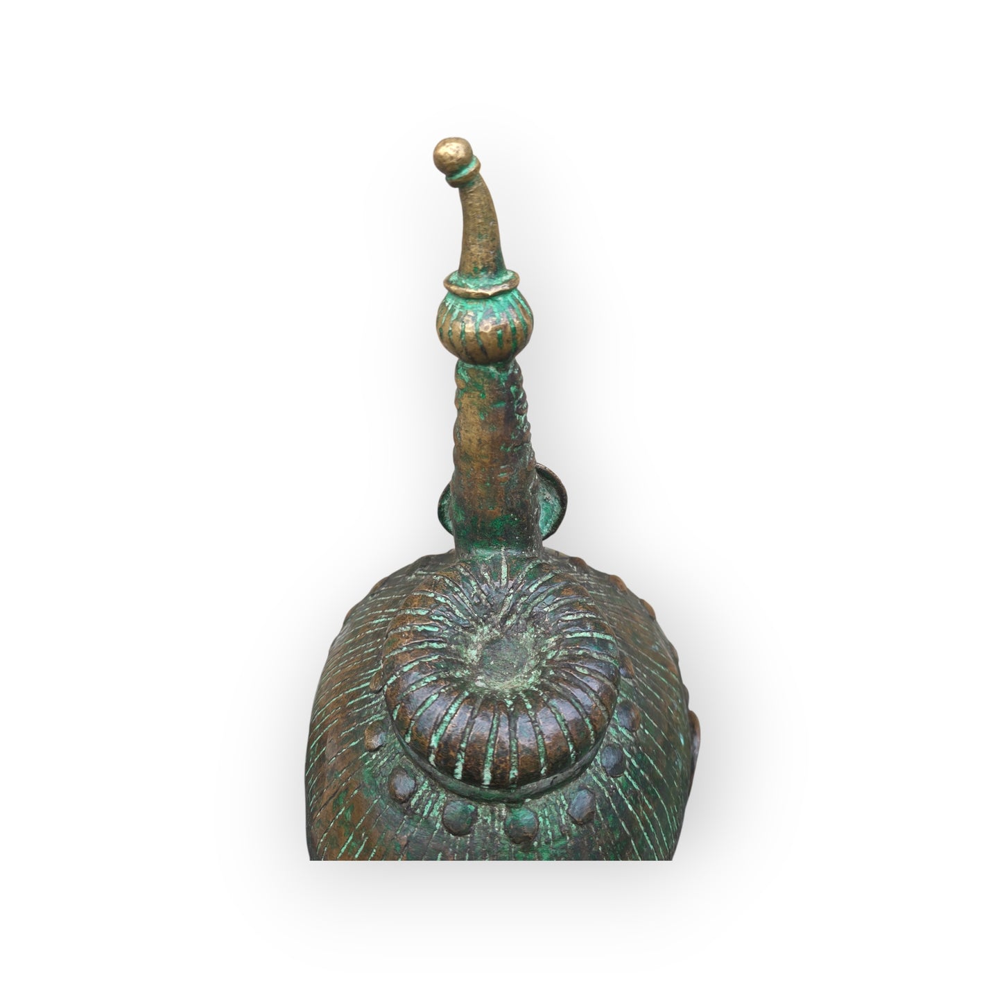 15th Century Style Antique Life-Size Bronze Head in the Ife Court Style, Nigeria, Africa