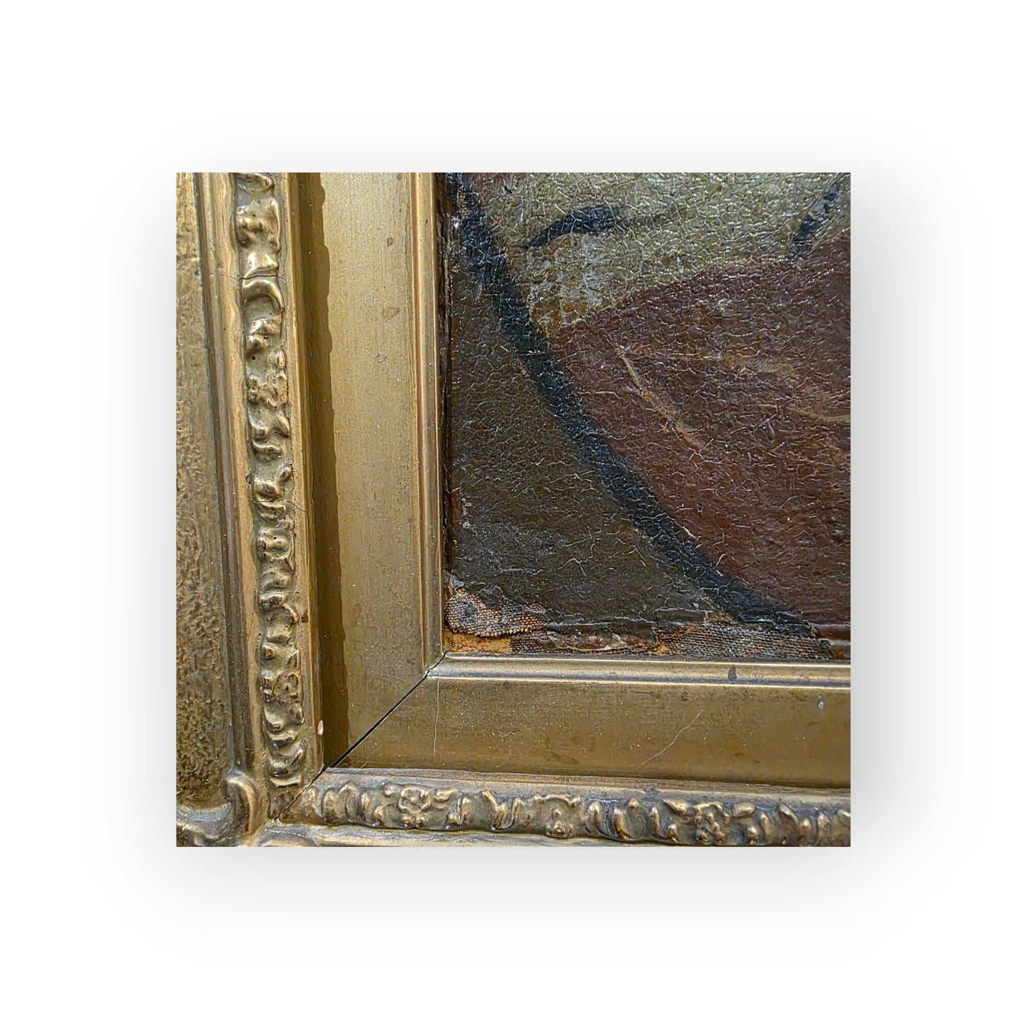 18th‑Century European School Antique Portrait of a Lady — Oil on Canvas