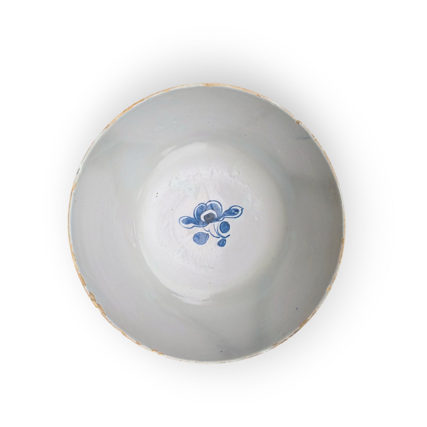18th‑Century English Antique Delftware Bowl, Bristol or London (Lambeth), circa 1720–1750