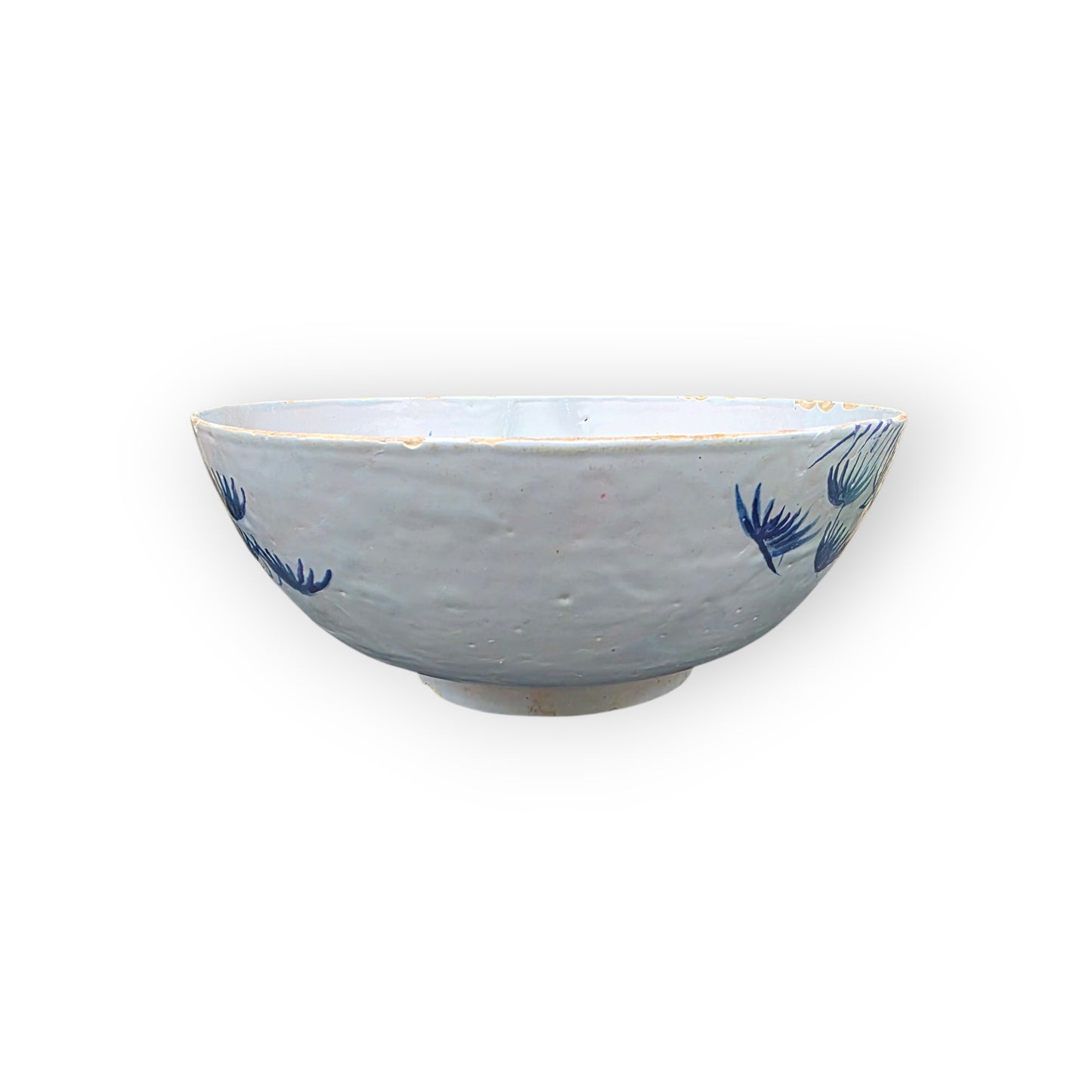 18th‑Century English Antique Delftware Bowl, Bristol or London (Lambeth), circa 1720–1750