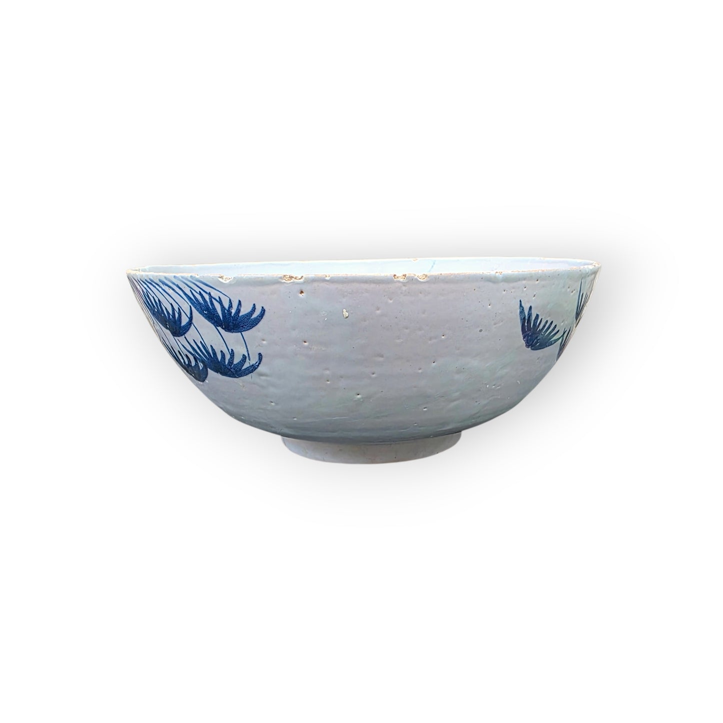 18th‑Century English Antique Delftware Bowl, Bristol or London (Lambeth), circa 1720–1750