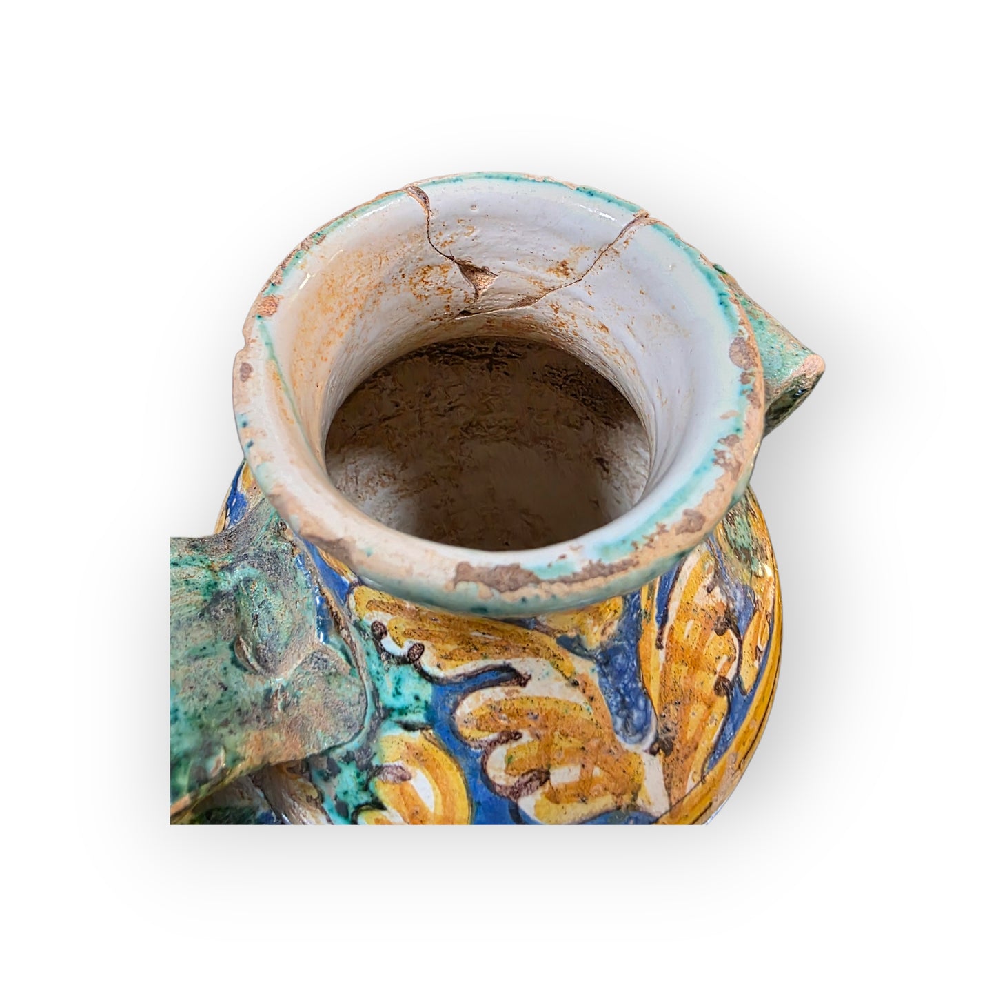 17thC Italian Antique Maiolica Dry Drug Jar Bearing the Label "Loppoli", circa 1600-1650