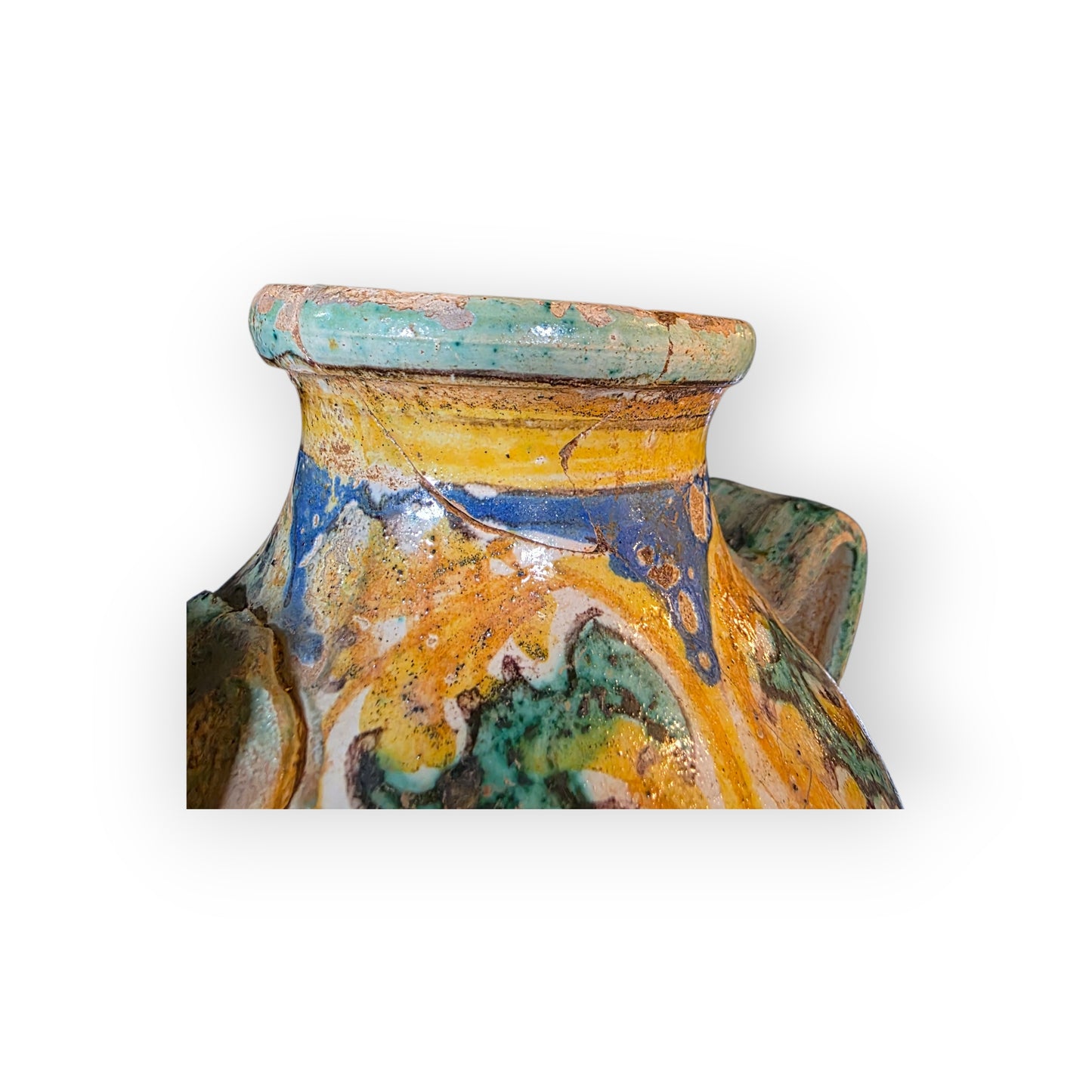 17thC Italian Antique Maiolica Dry Drug Jar Bearing the Label "Loppoli", circa 1600-1650