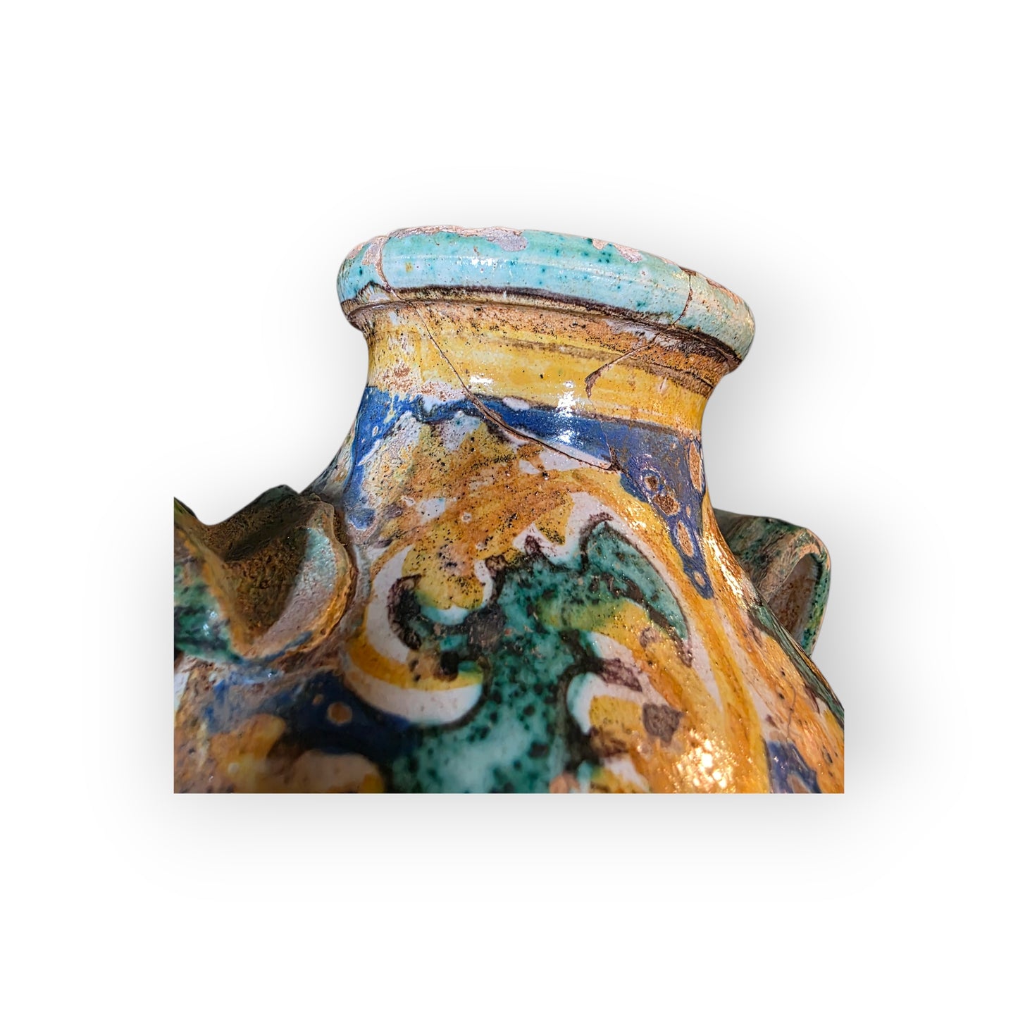 17thC Italian Antique Maiolica Dry Drug Jar Bearing the Label "Loppoli", circa 1600-1650