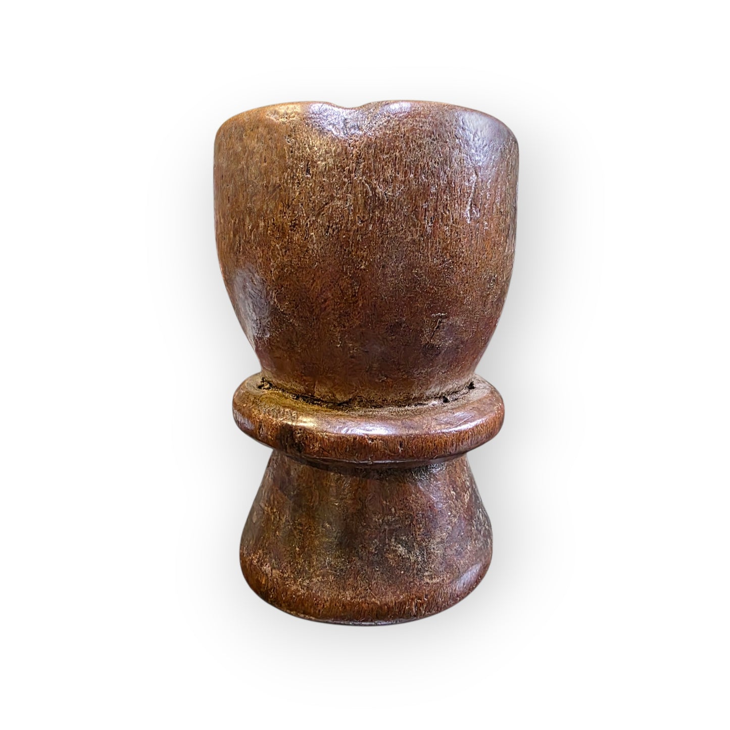 Rare 16th Century Domestic Antique Turned Wooden Goblet / Treen Goblet