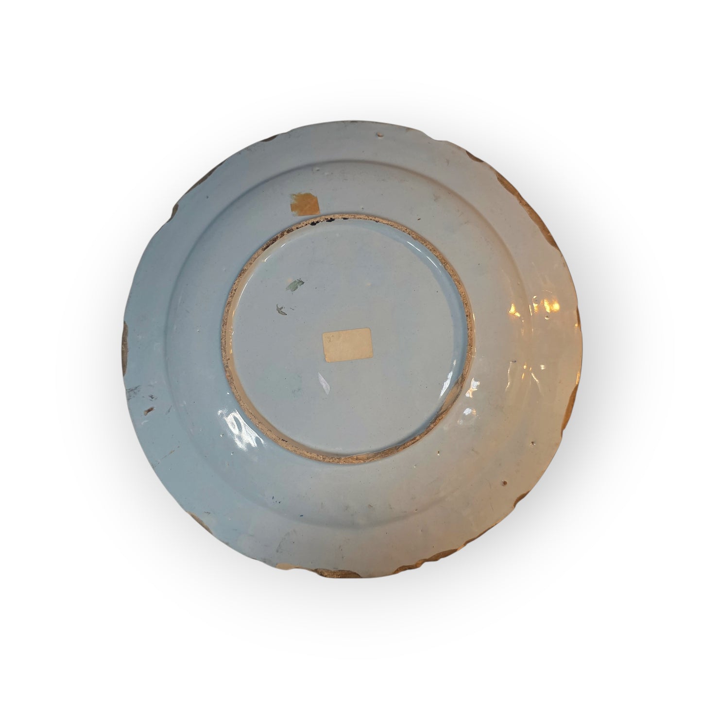 Early 18th-Century English Antique Delftware Plate, Attributed to Philip Christian of Liverpool, circa 1720