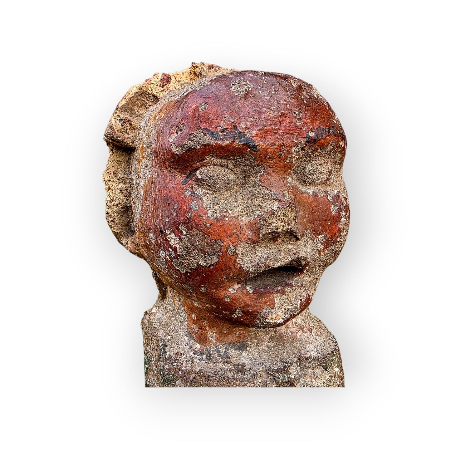 Rare 15th-Century English Medieval Antique Ridge Tile Finial, Attributed to Norfolk or Suffolk, England