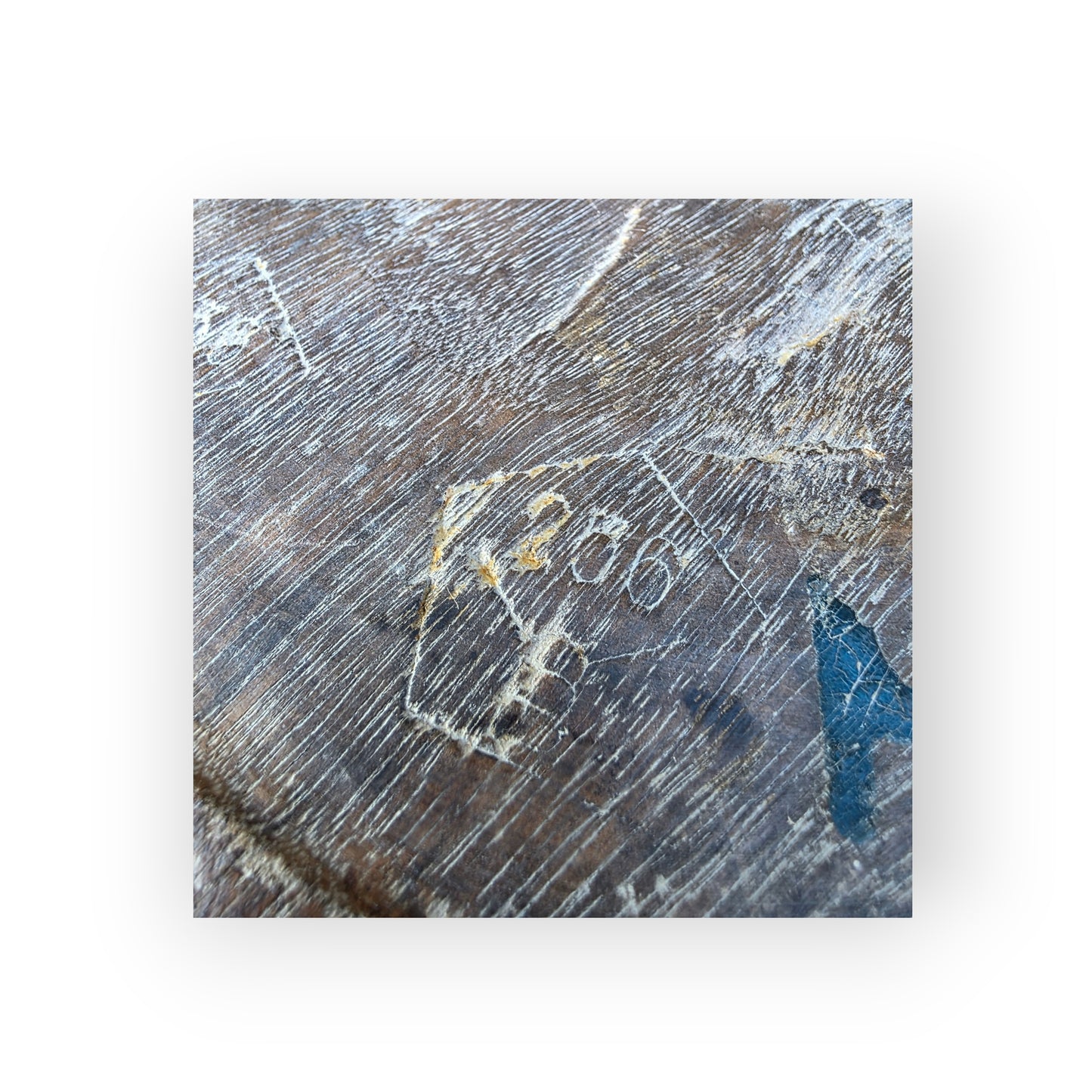 Large 18th-Century Antique Treen Plate / Serving Platter