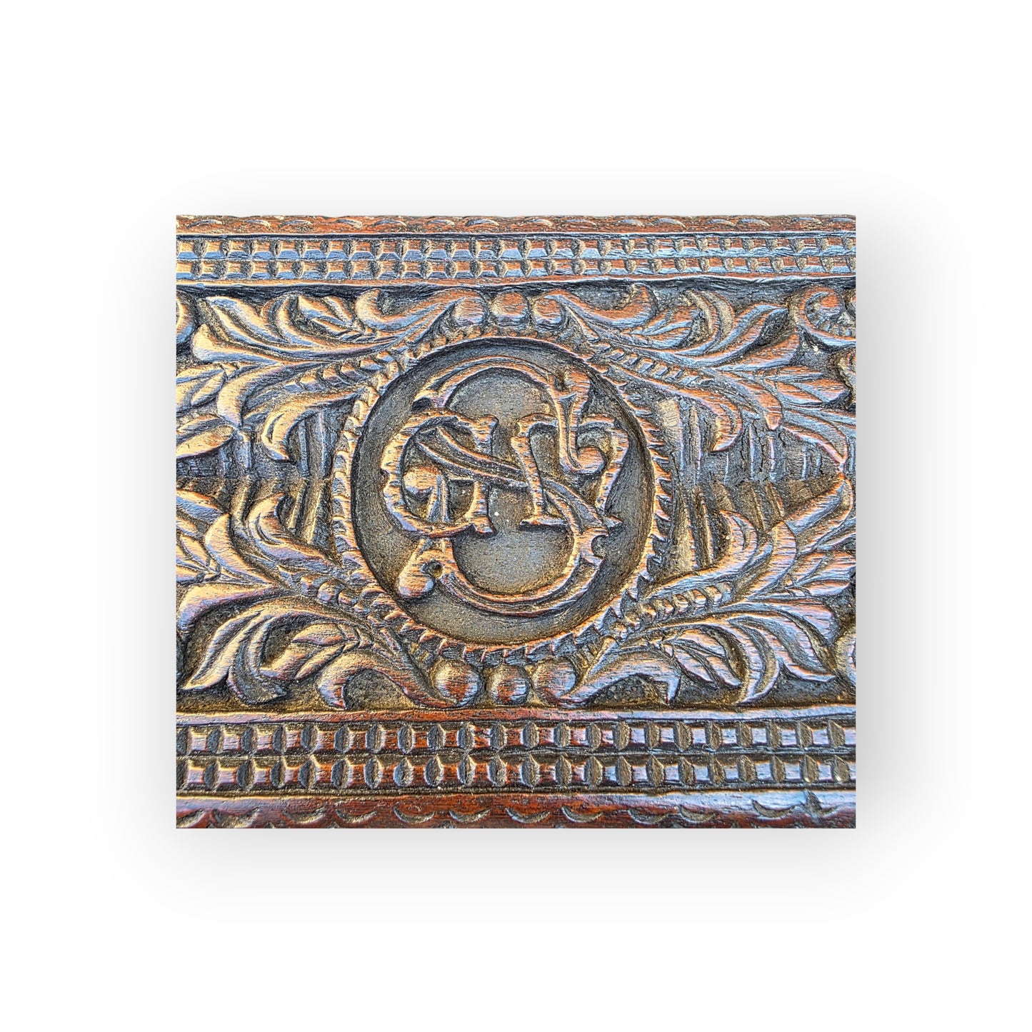 York Minster Interest - A Modestly Proportioned Mid-19th-Century English Antique Oak Carved Box Constructed from 14th-Century Timbers Salvaged From York Minster in 1868