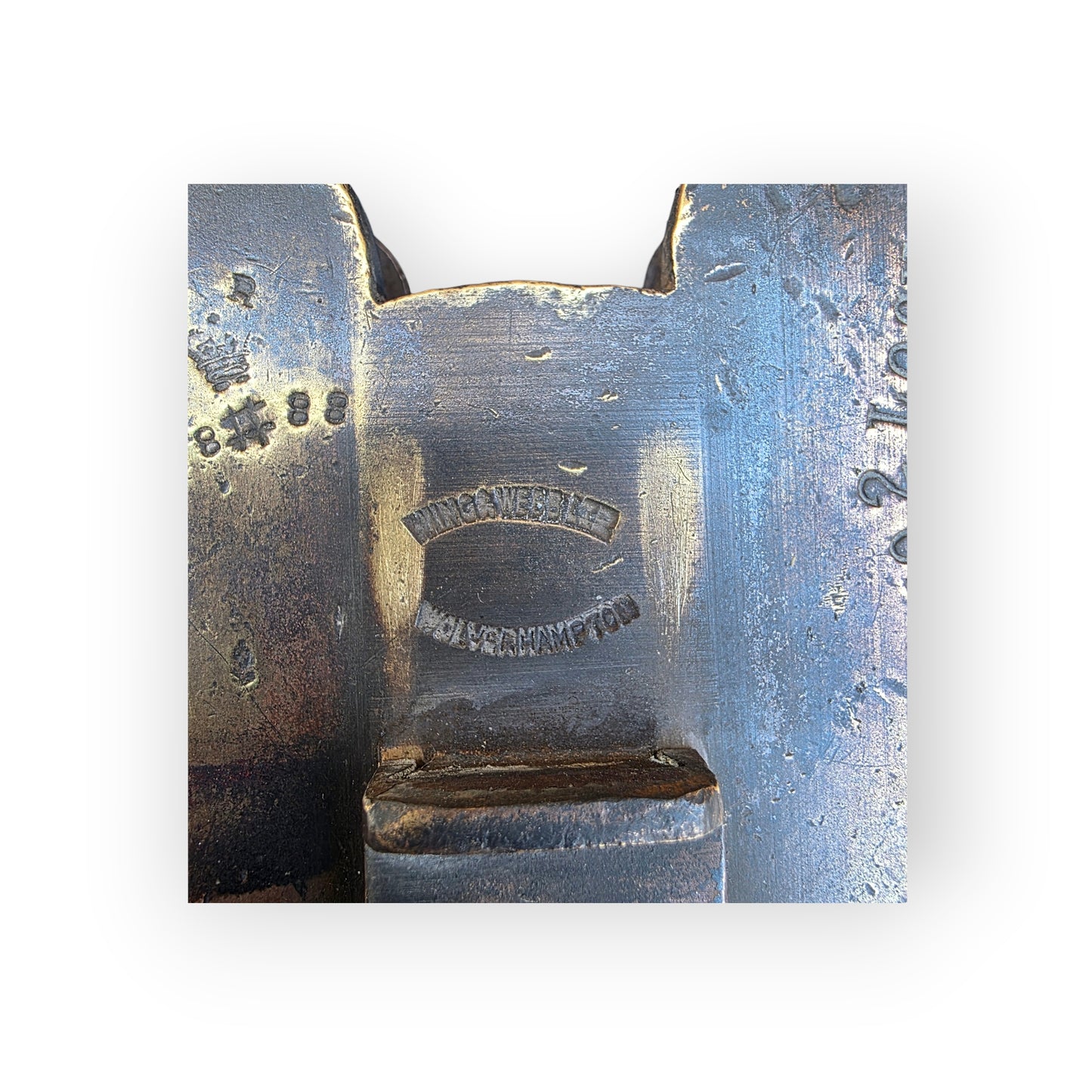 Tower of London Interest - A Large, Rare, 19th Century Antique Brass Padlock, Bearing the Impressed Mark "Tower of London", "Raven Pen No.2." & Crown Proof Mark