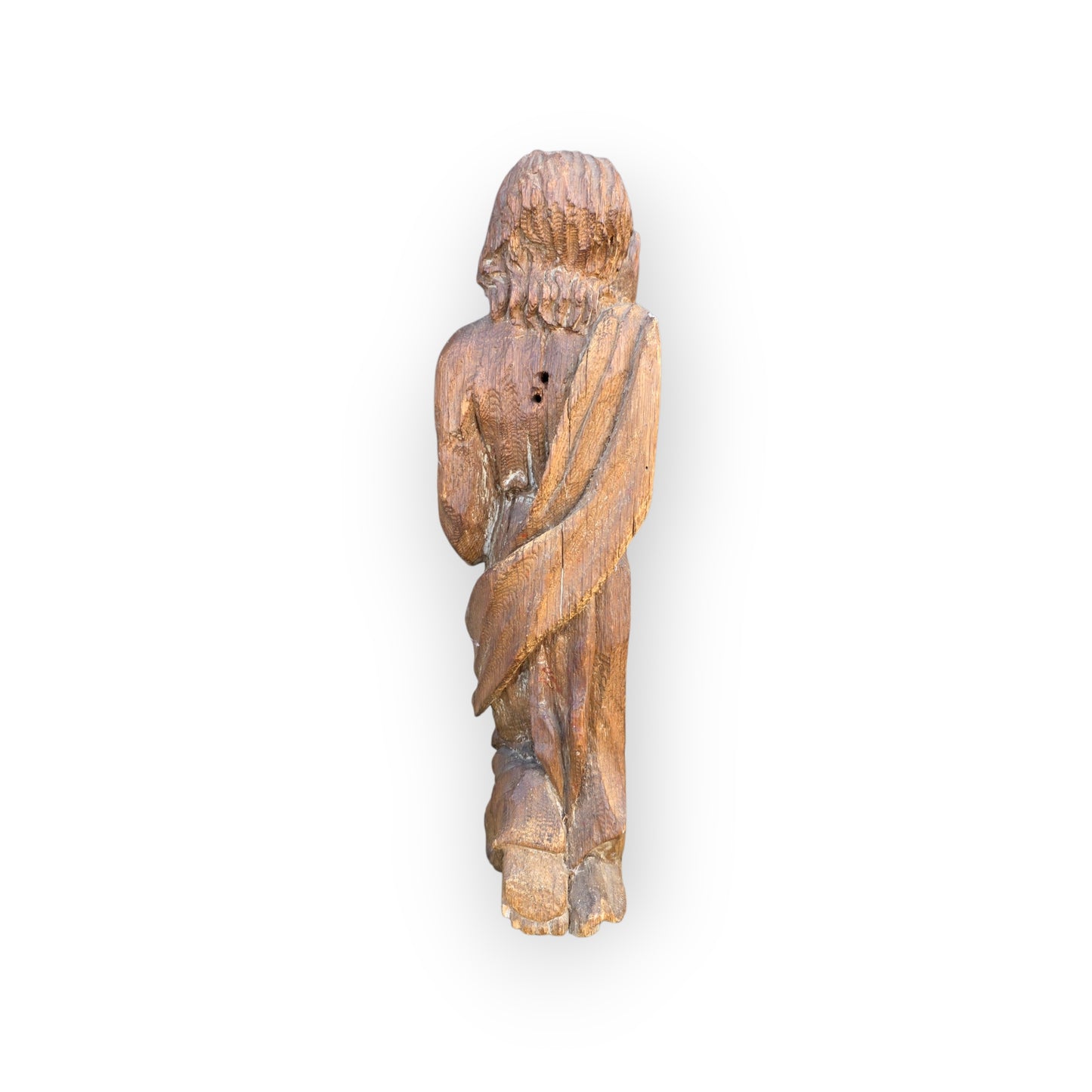 A Fine Late Gothic Carved Antique Oak Figure / Sculpture of Saint John the Evangelist - Northern European, circa 1480–1540