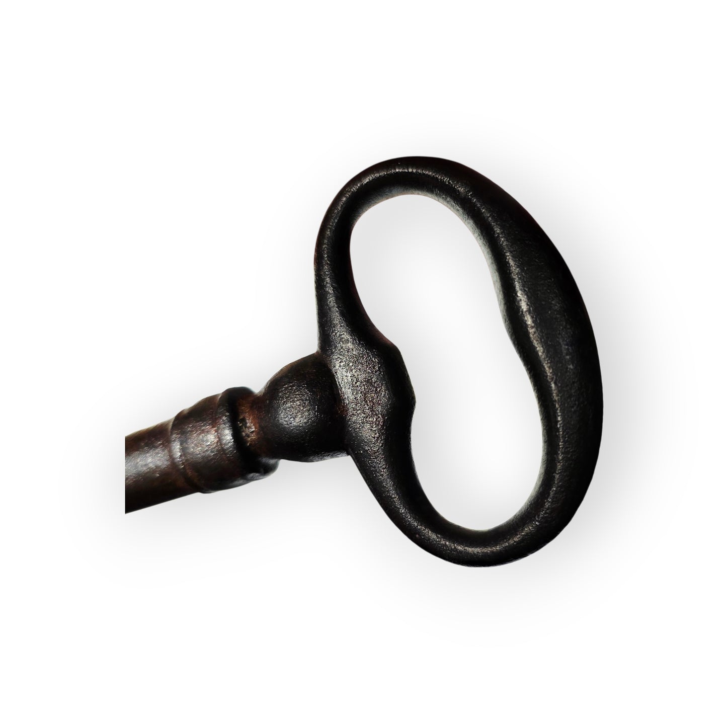 Large Late 16th / Early 17th-Century English Antique Iron Ward Key / Door Key / Strong Box Key