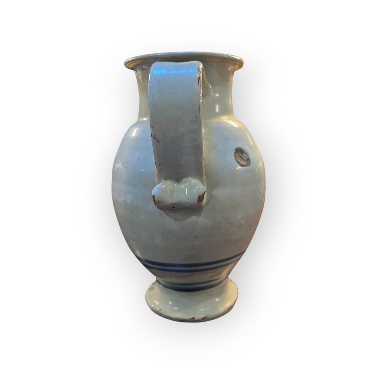 Italian Maiolica Pharmacy Syrup Jug / Jar — "Siroppo di Cicoria" Central Italy (Deruta / Montelupo / Faenza), c.1650–1720