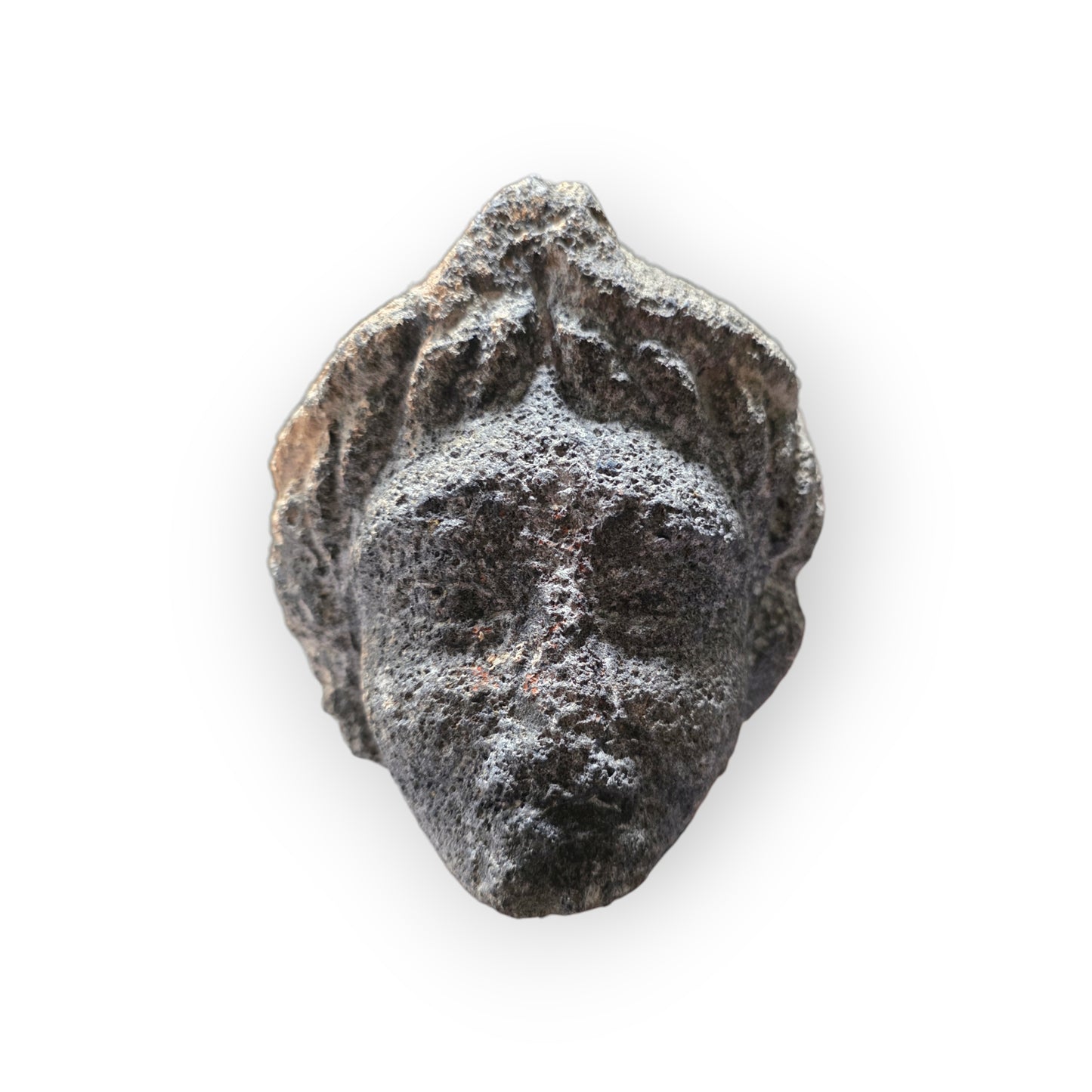 Romano-British Antique Carved Stone Votive Head, 1st–4th Century AD