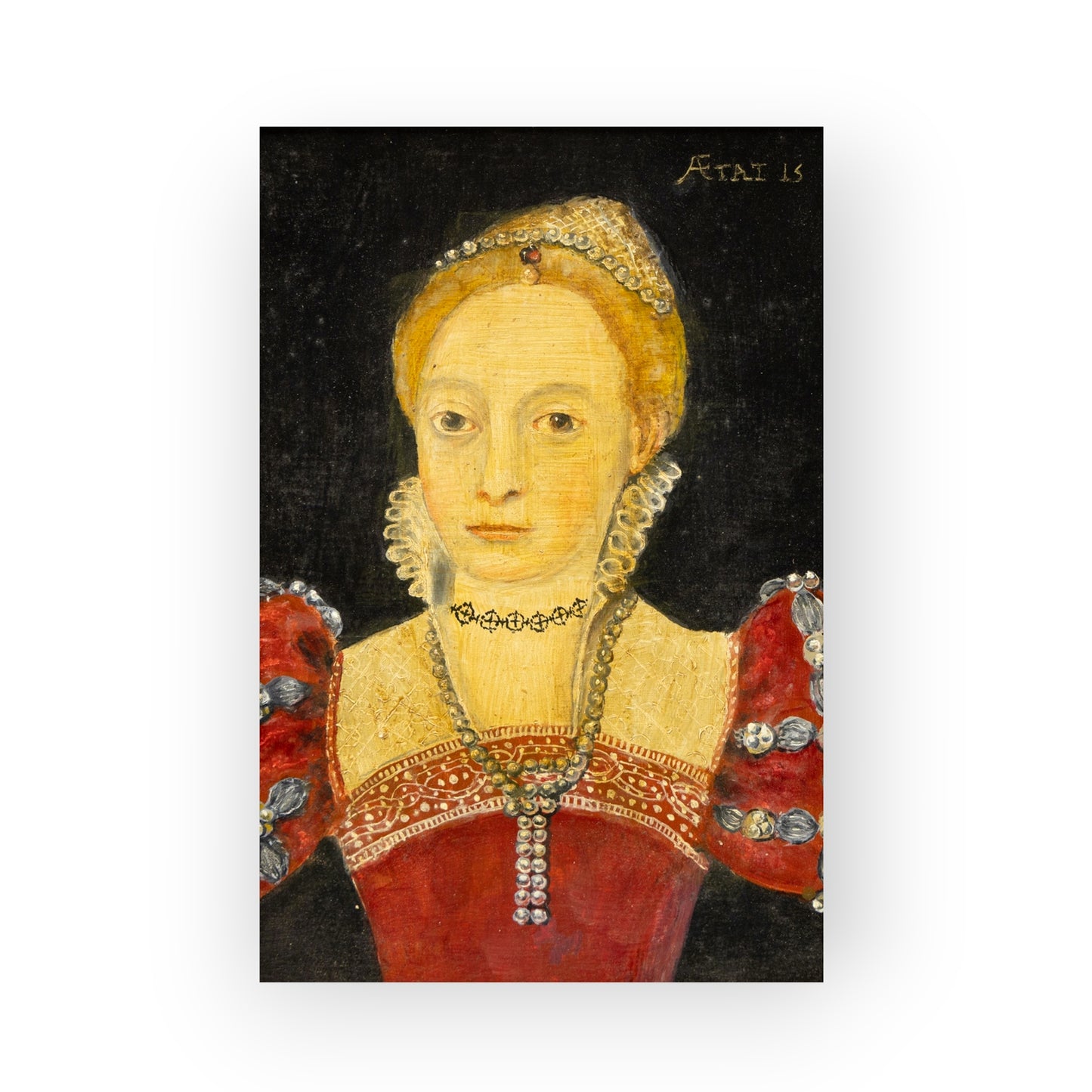 16th‑Century Style Portrait of a Lady – After an Old Master - Early 19thC, or Possibly Earlier, English School Antique Copy