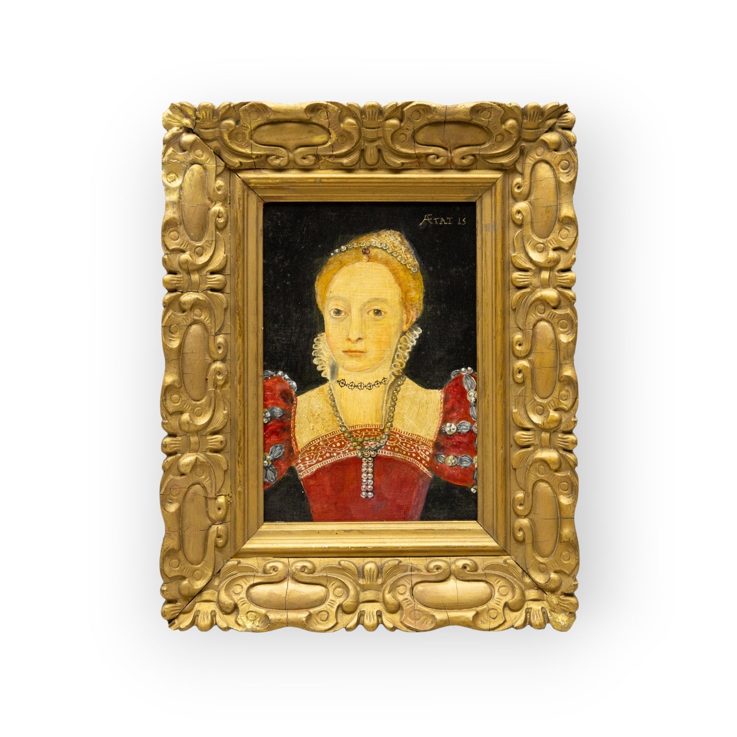 16th‑Century Style Portrait of a Lady – After an Old Master - Early 19thC, or Possibly Earlier, English School Antique Copy