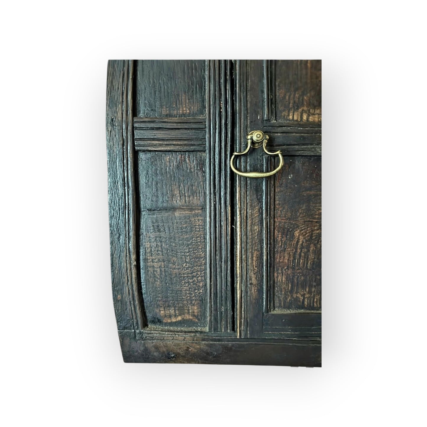 Rare 17th‑Century Welsh Antique Oak Vernacular Wall Cupboard