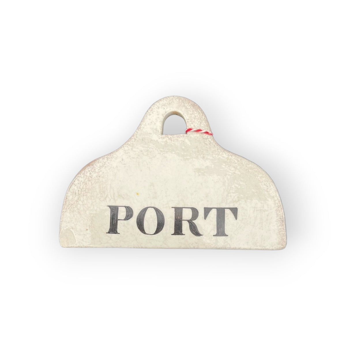 Three 19th-century English Antique Country House Bin Labels / Wine Labels - Port, Claret and Sherry