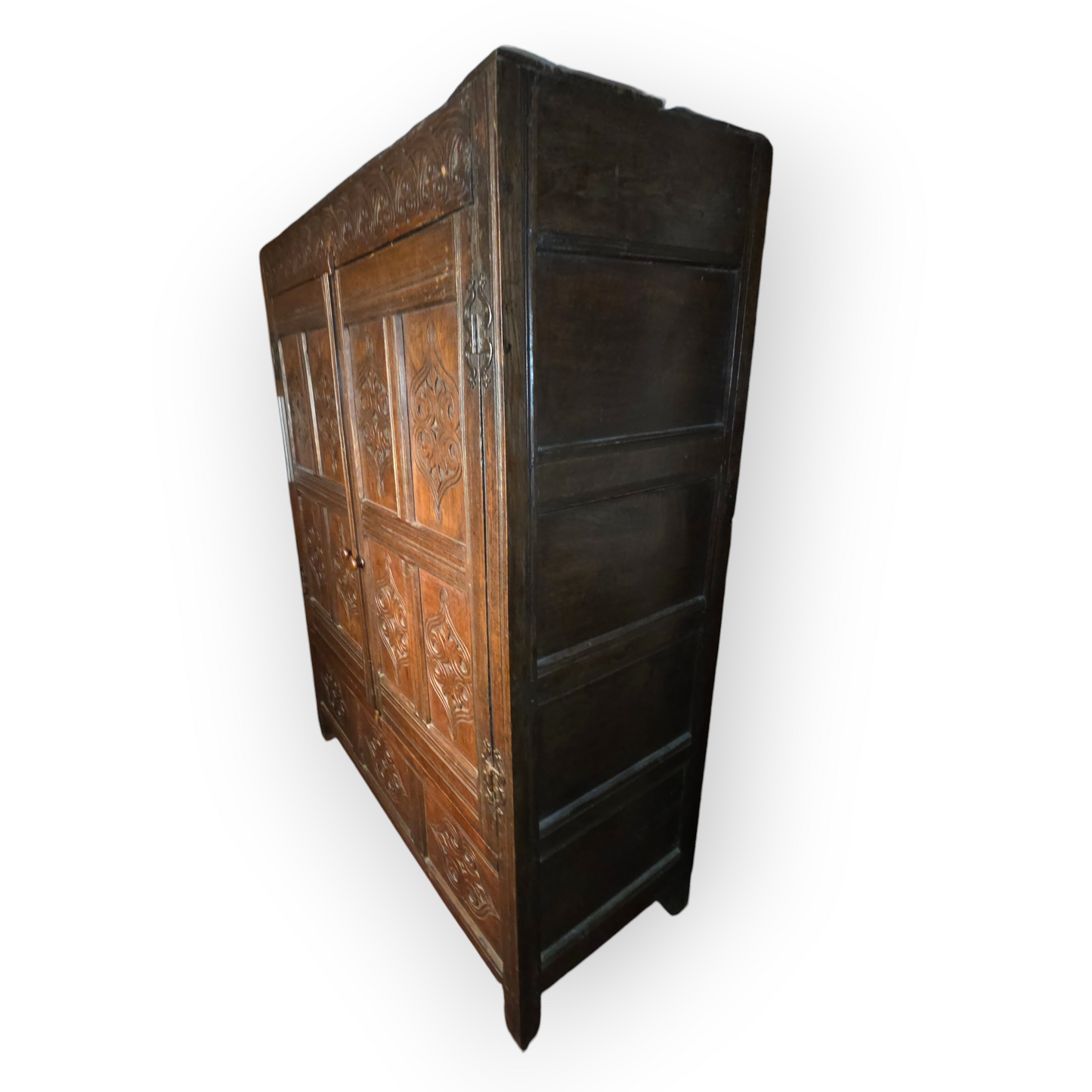 Magnificent 17th‑Century Oak Cupboard from Old Hunstanton Hall