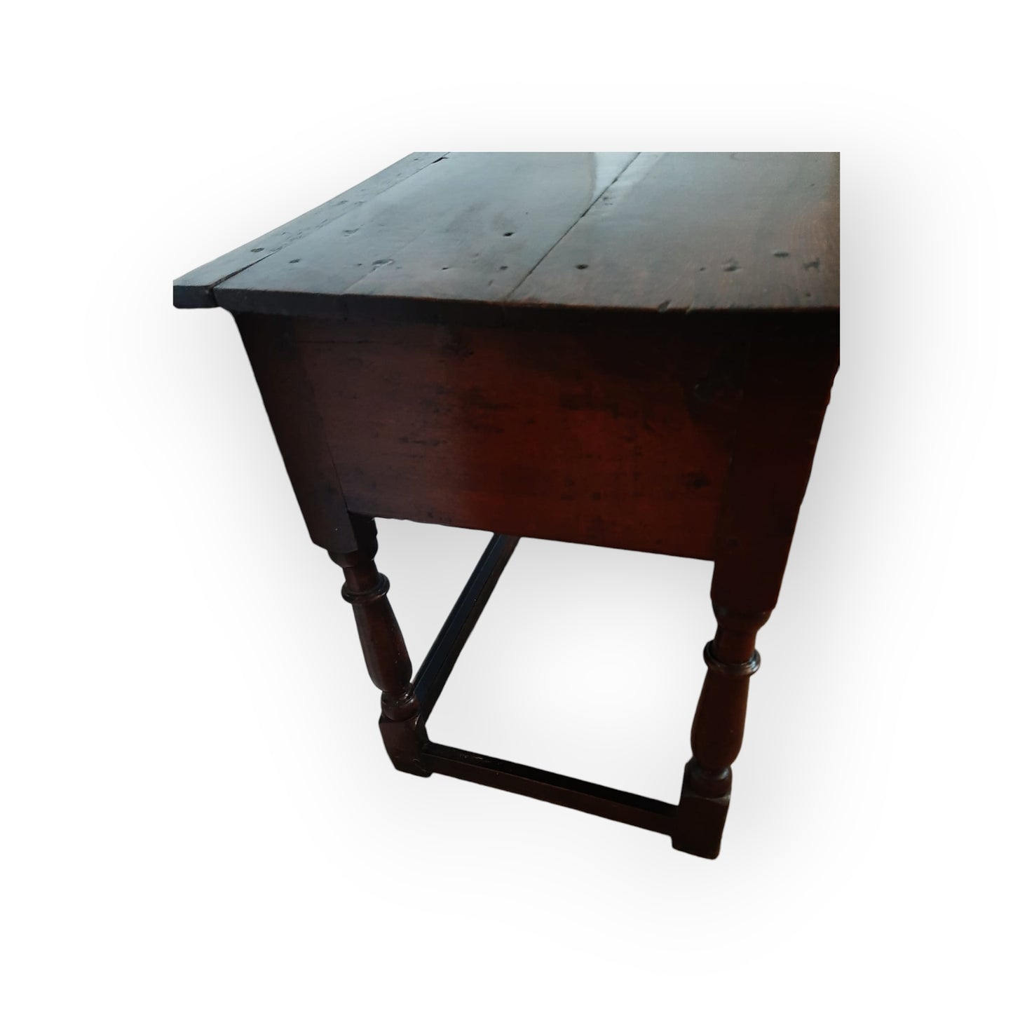 Early Georgian Period English Antique Oak Side Table, circa 1730