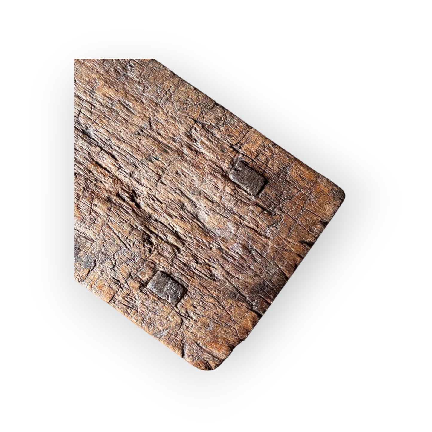 Late 18th‑Century Primitive Antique Pig Bench – Slab‑Top Farm Stool