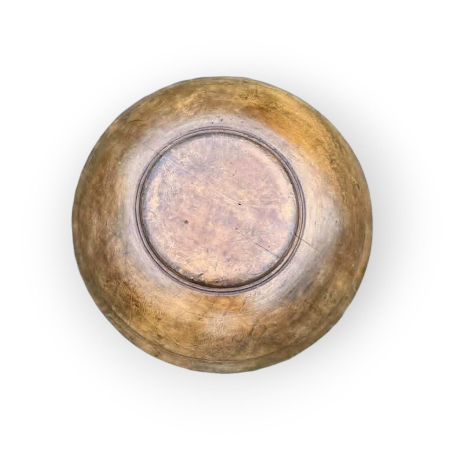 Large Early 19th Century English Antique Sycamore Dairy Bowl, circa 1800-1830