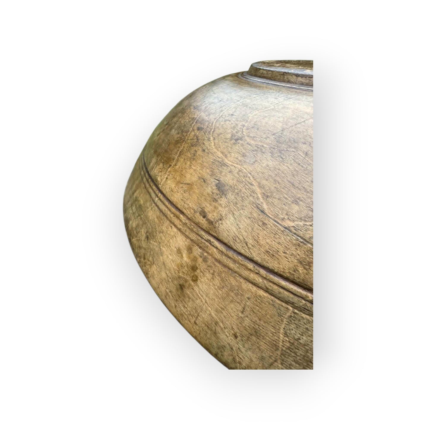 Large Early 19th Century English Antique Sycamore Dairy Bowl, circa 1800-1830