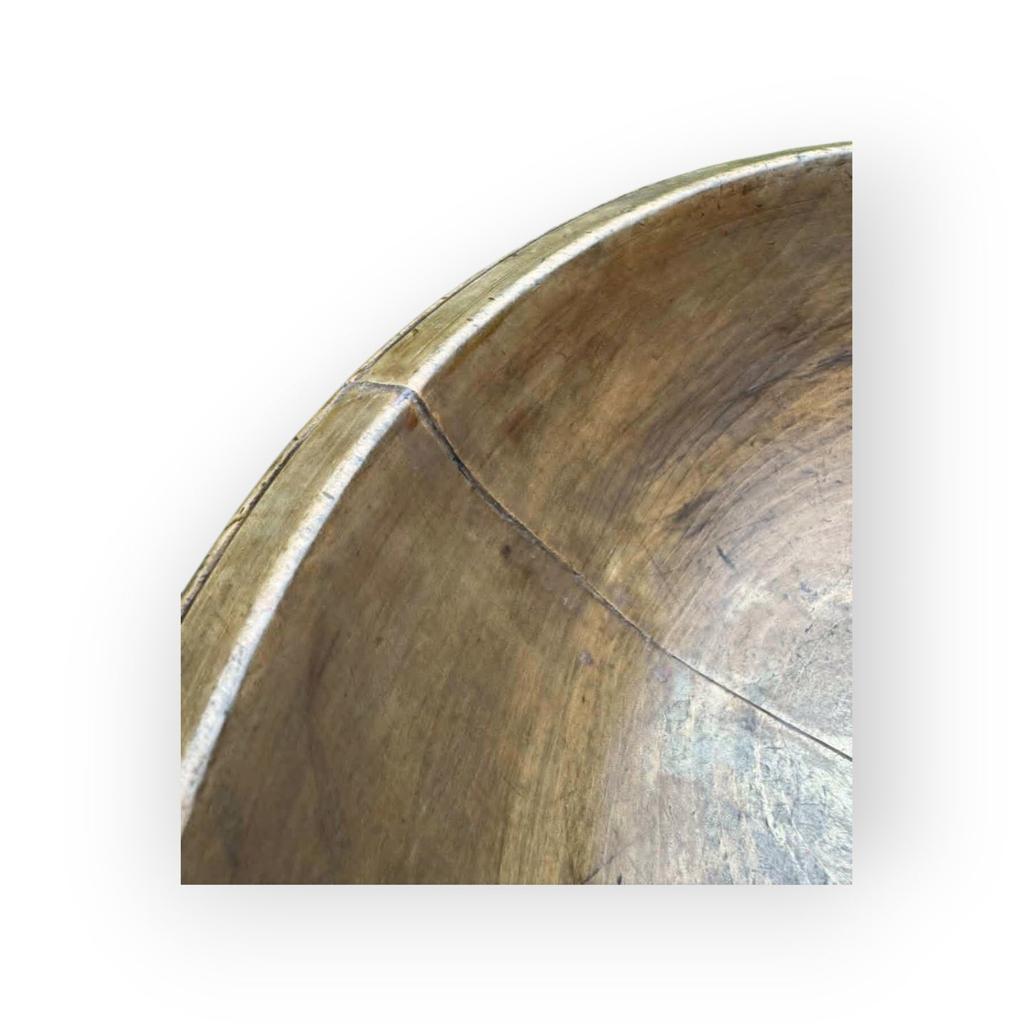 Large Early 19th Century English Antique Sycamore Dairy Bowl, circa 1800-1830