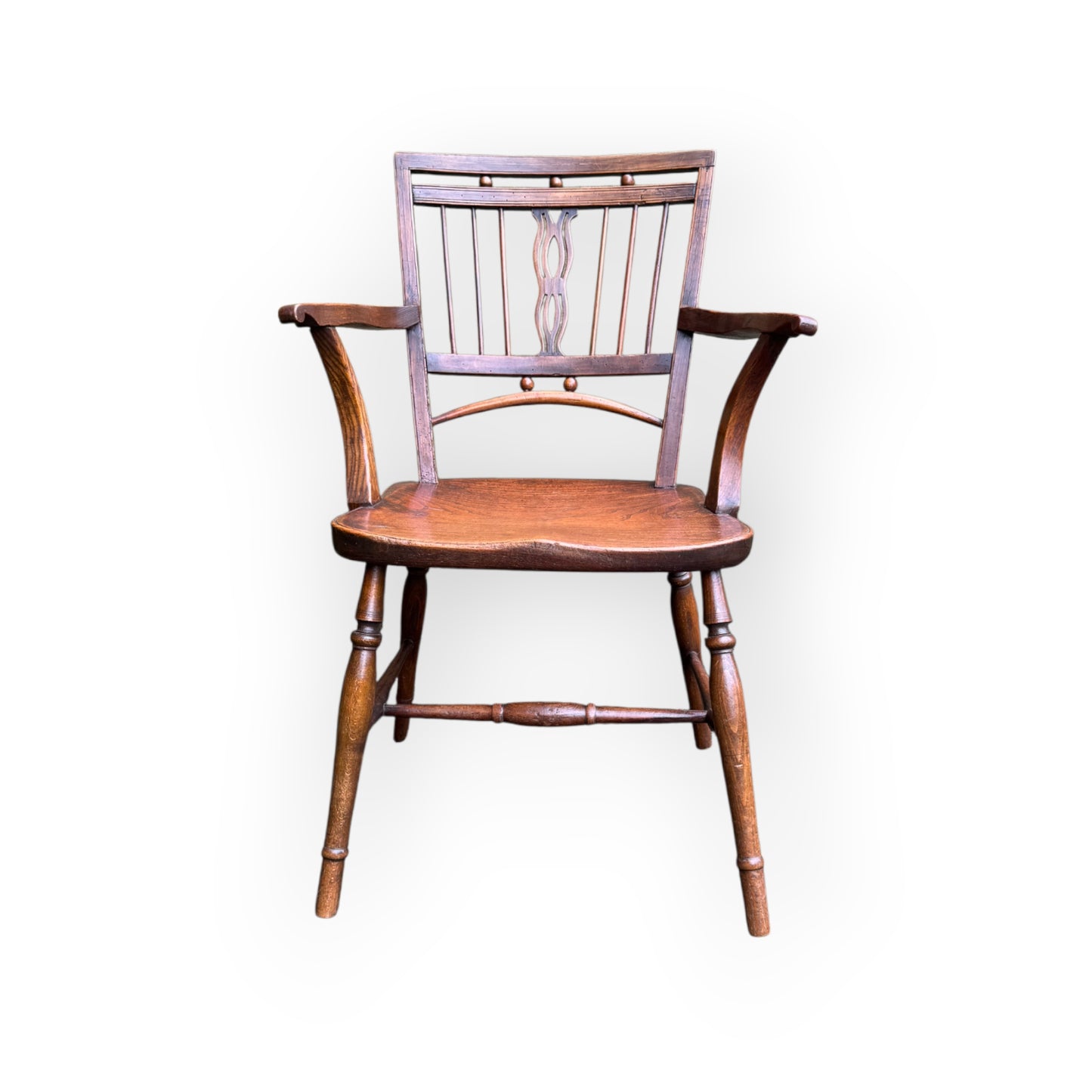 A George III Period English Antique Mendlesham Armchair, Suffolk, Circa 1790–1810