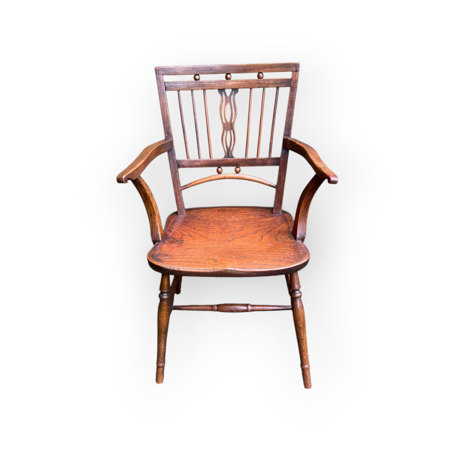 A George III Period English Antique Mendlesham Armchair, Suffolk, Circa 1790–1810