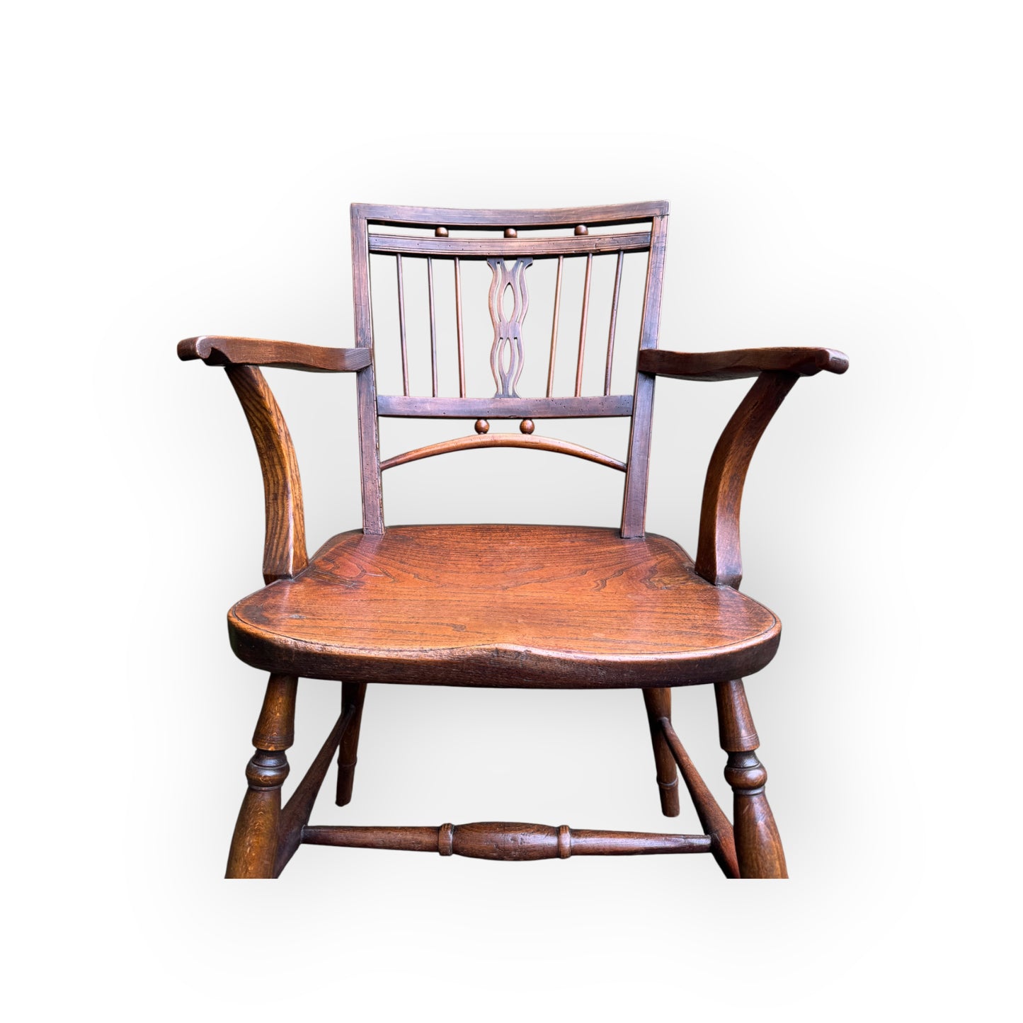 A George III Period English Antique Mendlesham Armchair, Suffolk, Circa 1790–1810
