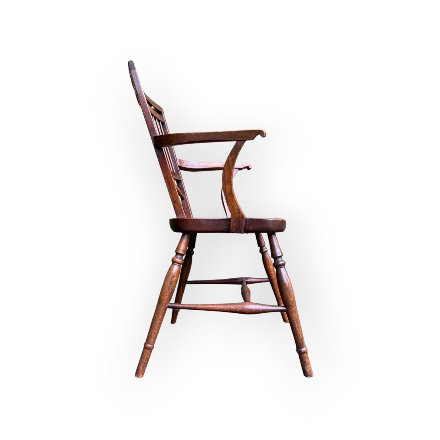 A George III Period English Antique Mendlesham Armchair, Suffolk, Circa 1790–1810