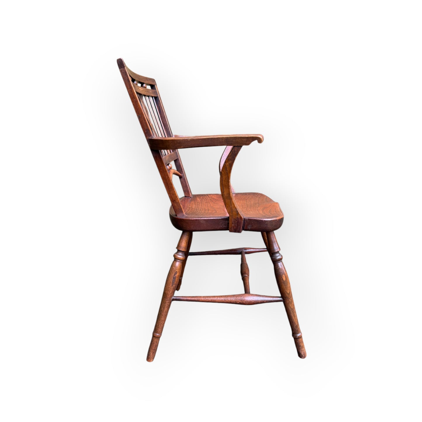 A George III Period English Antique Mendlesham Armchair, Suffolk, Circa 1790–1810