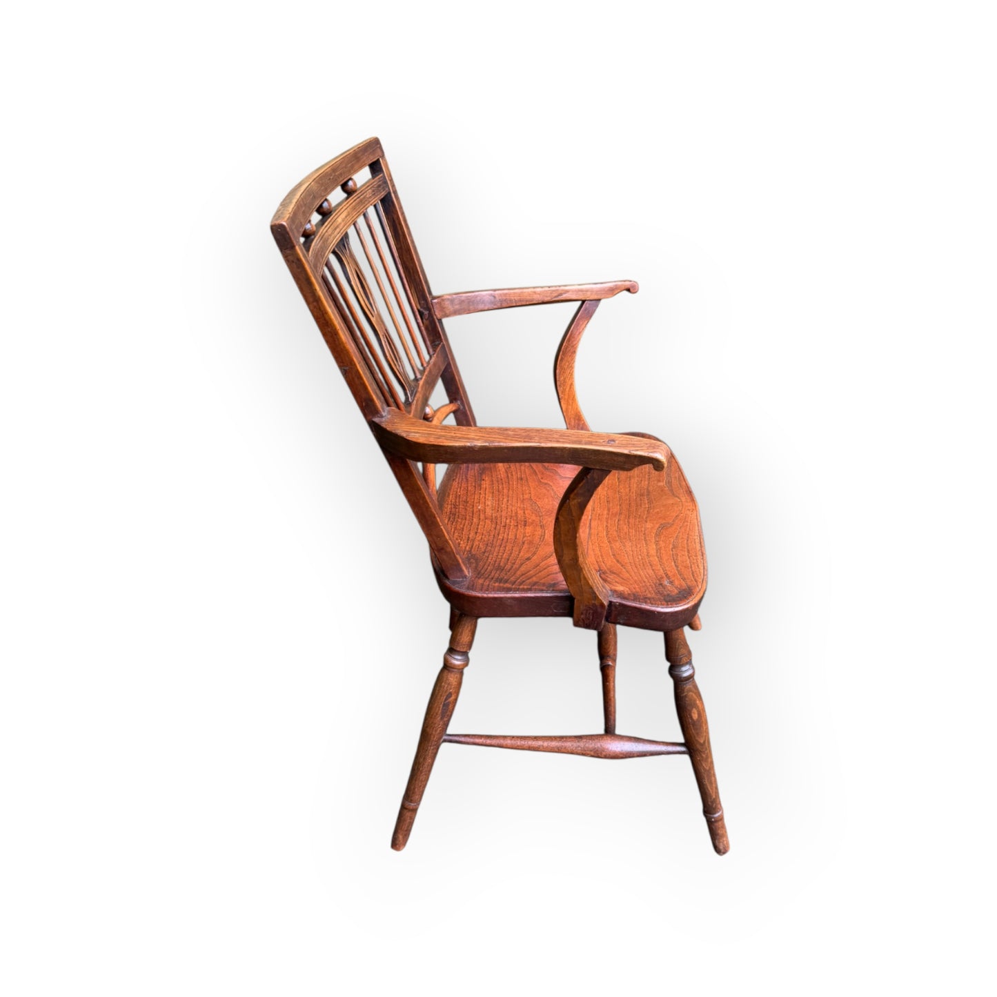 A George III Period English Antique Mendlesham Armchair, Suffolk, Circa 1790–1810
