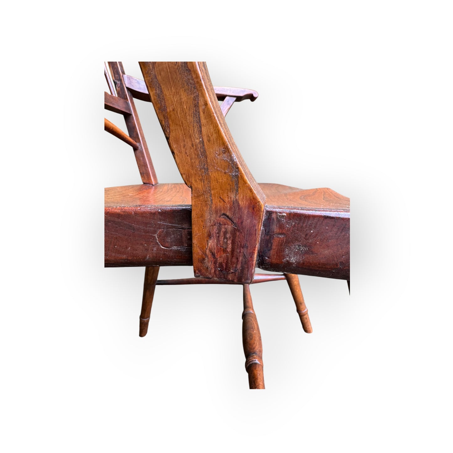 A George III Period English Antique Mendlesham Armchair, Suffolk, Circa 1790–1810
