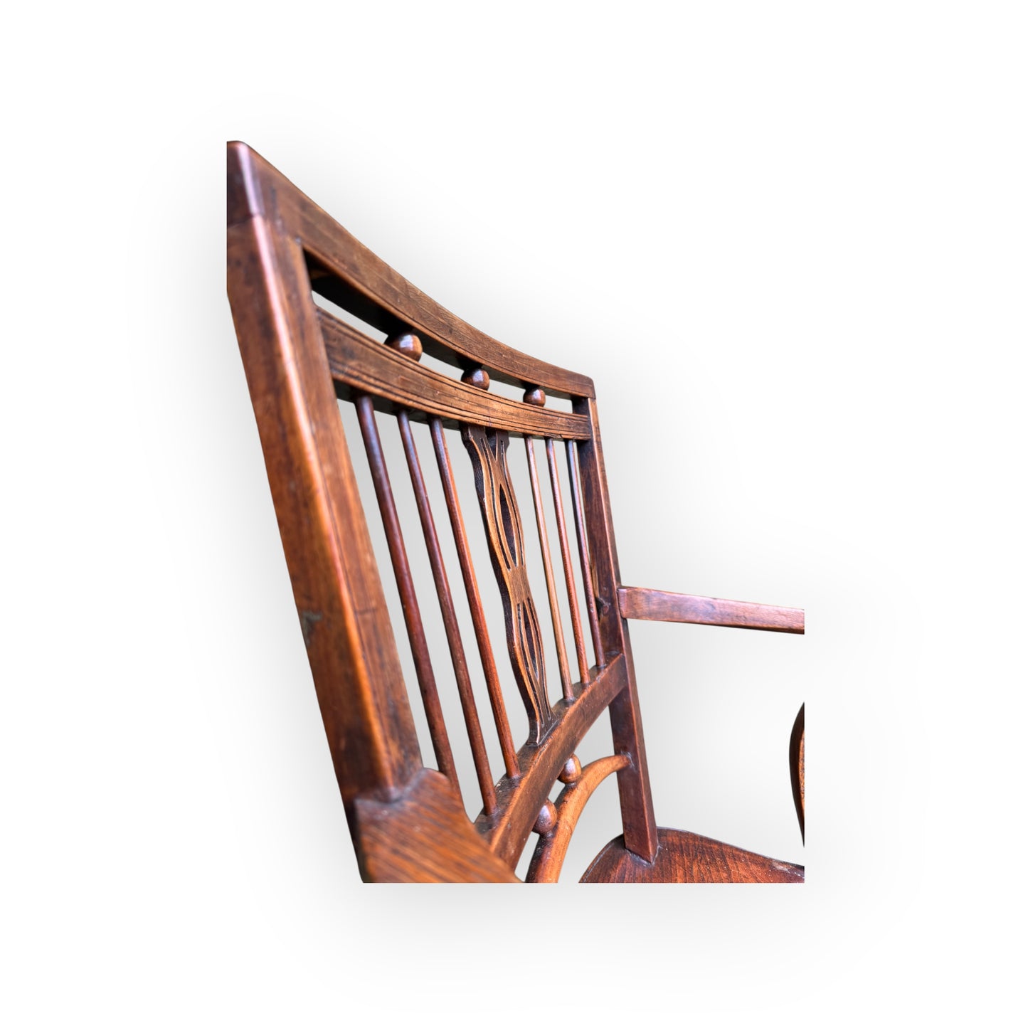 A George III Period English Antique Mendlesham Armchair, Suffolk, Circa 1790–1810