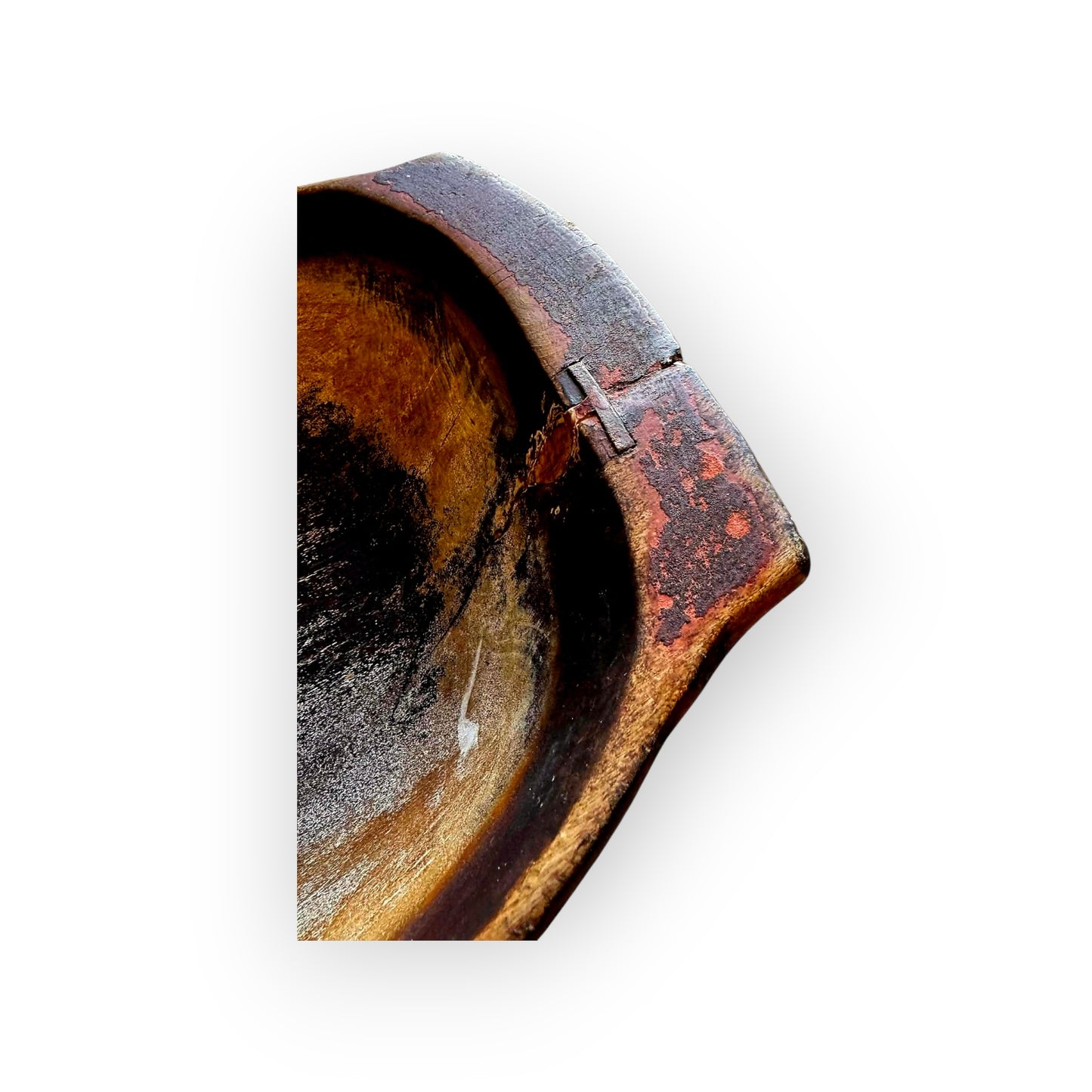 Late 18th Century George III Period English Antique Wooden Antique Trug, Dated 1800