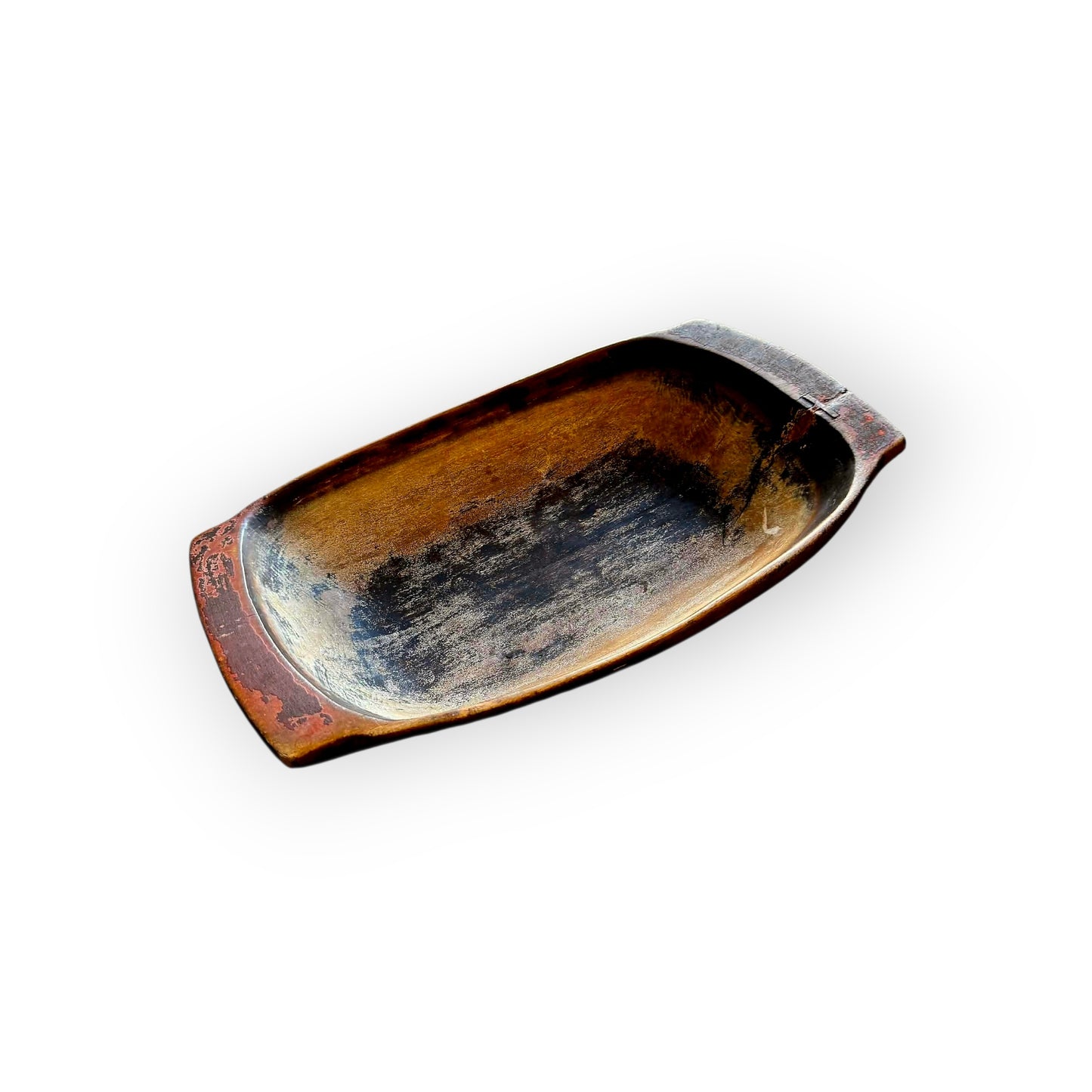 Late 18th Century George III Period English Antique Wooden Antique Trug, Dated 1800