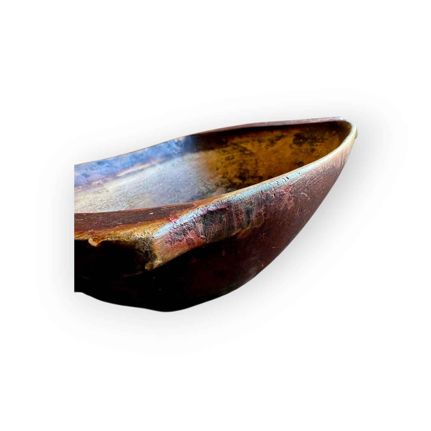 Late 18th Century George III Period English Antique Wooden Antique Trug, Dated 1800