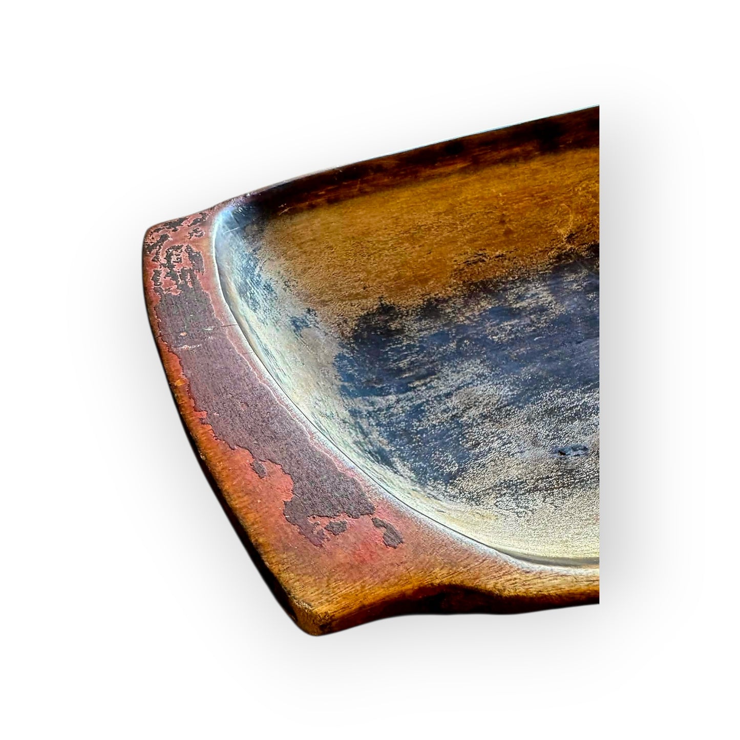 Late 18th Century George III Period English Antique Wooden Antique Trug, Dated 1800