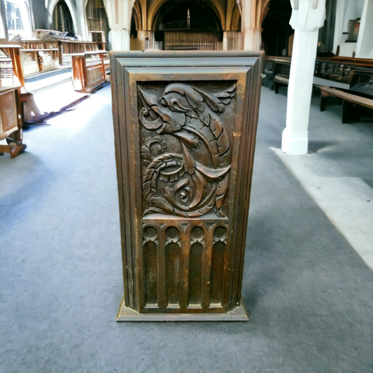 Mid 16th Century and Later, English Antique Oak Church Pew Attributed to The West Country