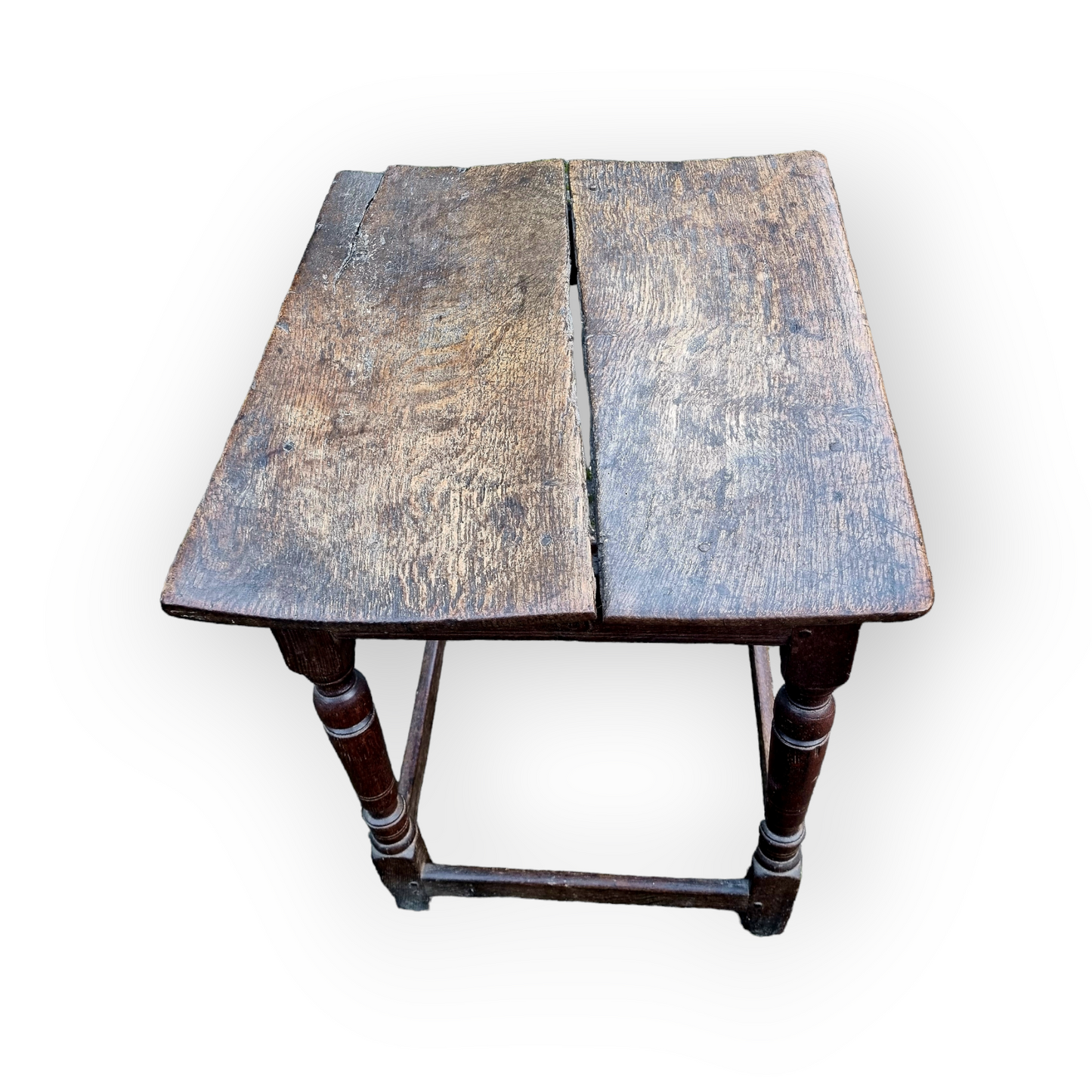 Late 16th Century English Antique Oak Tavern Table in Original Condition