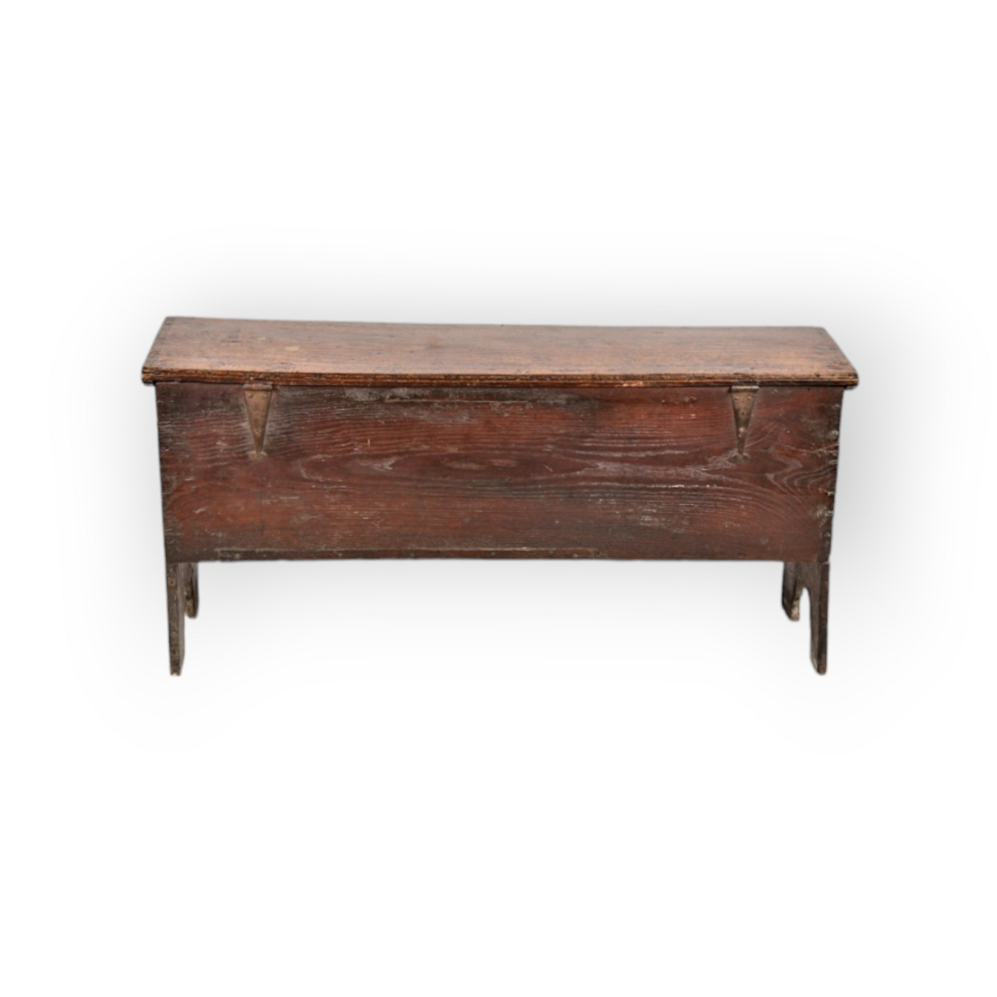 17th Century English Antique Elm Sword Chest / Six Plank Boarded 17th Century English Antique Elm Sword Chest / Six Plank Boarded