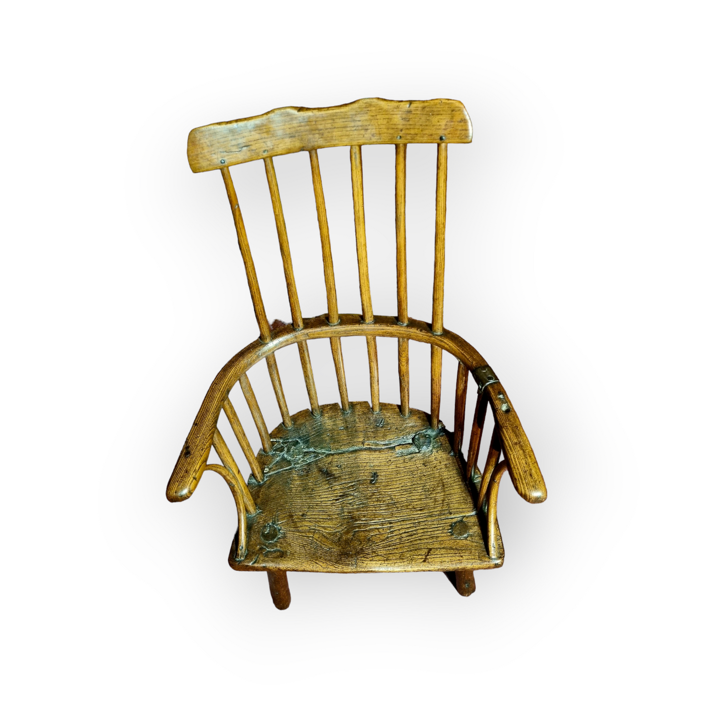 Late 18th Century English Antique West-Country Made Child's Comb-Back Windsor Armchair, circa 1780