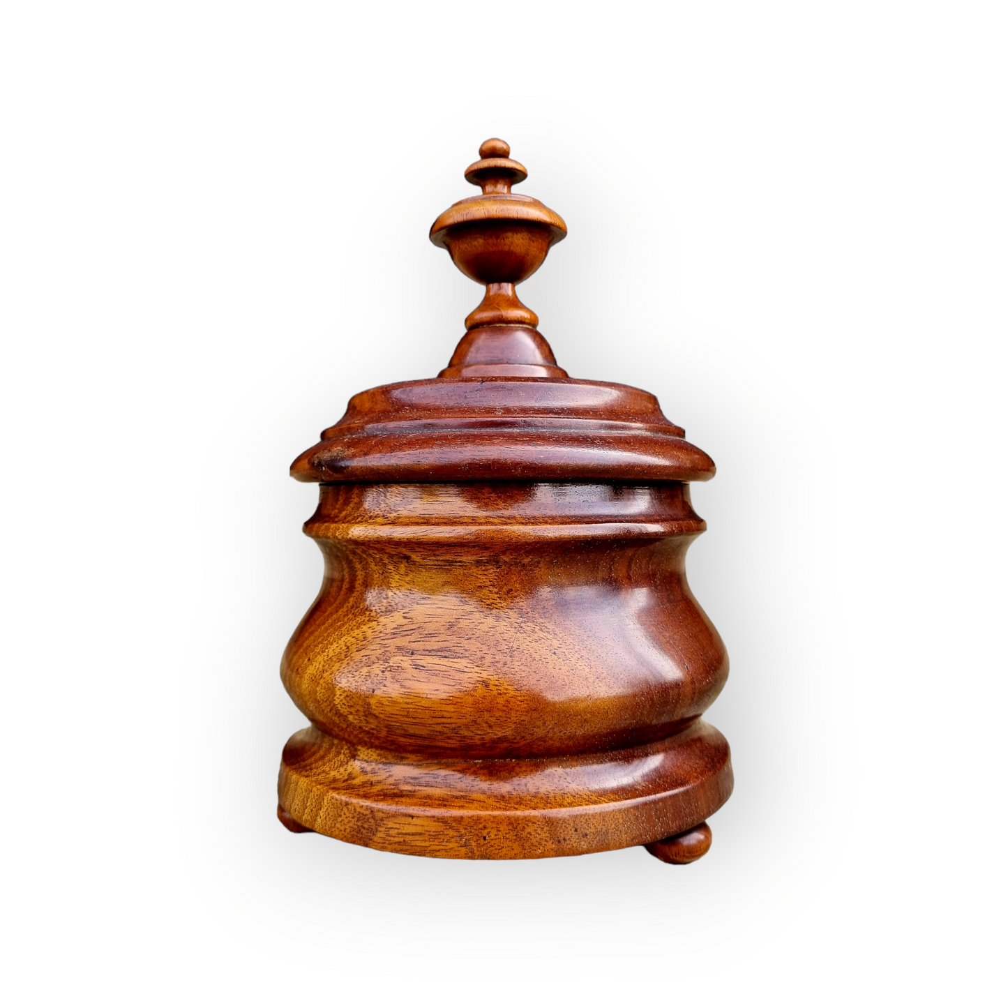 Mid 19th Century Dutch Antique Treen Tobacco Jar