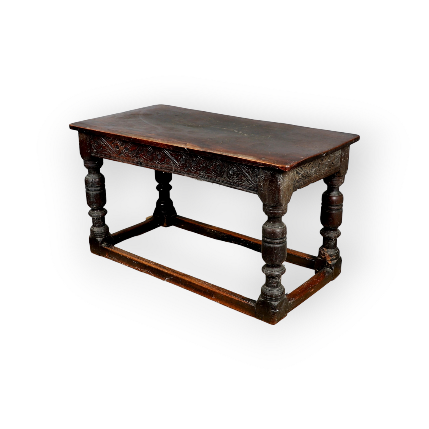 17th Century English Antique Oak Serving Table