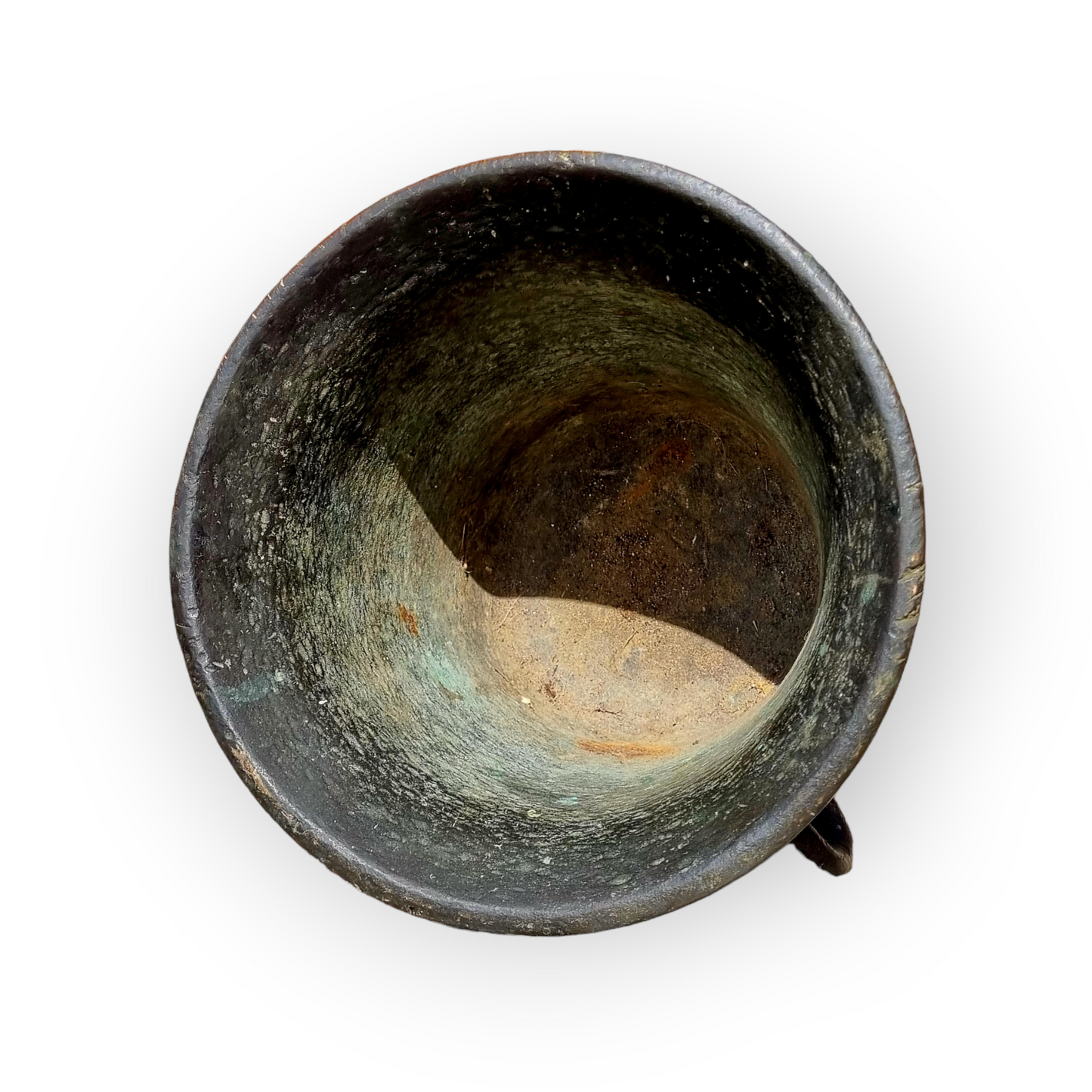 Large Mid 17th-century English Antique Bronze Mortar Attributed To The London "Unidentified" Foundry